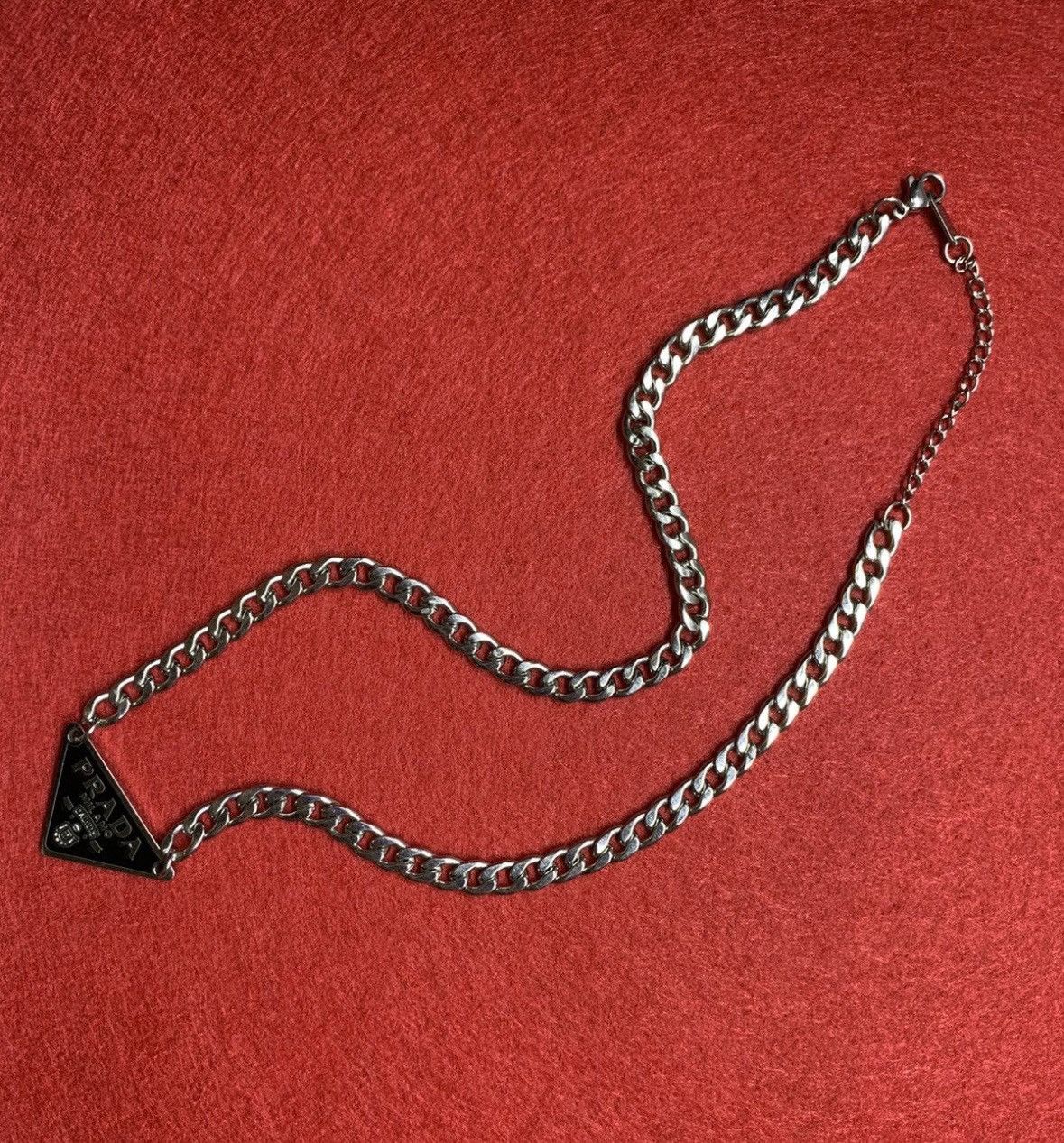 Prada Symbole Reworked Pendant Prada Necklace
