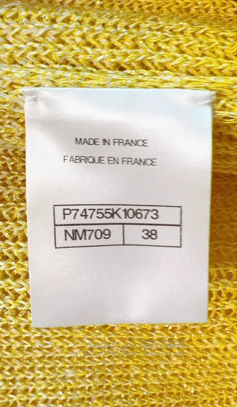 Chanel Chanel 2023 Spring and Summer Preview Series 23p Yellow Kn Size XS / US 0-2 / IT 36-38 - 5 Thumbnail