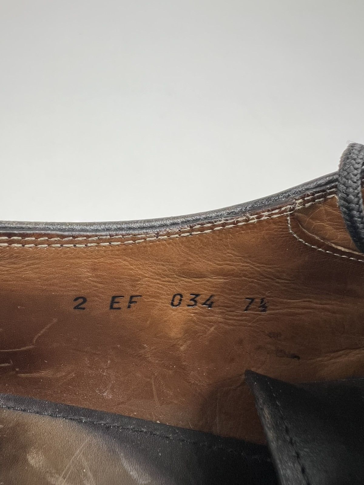 Prada PRADA MILANO Oxfords Leather Shoes Wingtip Black Men’s Size US 8.5 / EU 41-42 - 17 Thumbnail