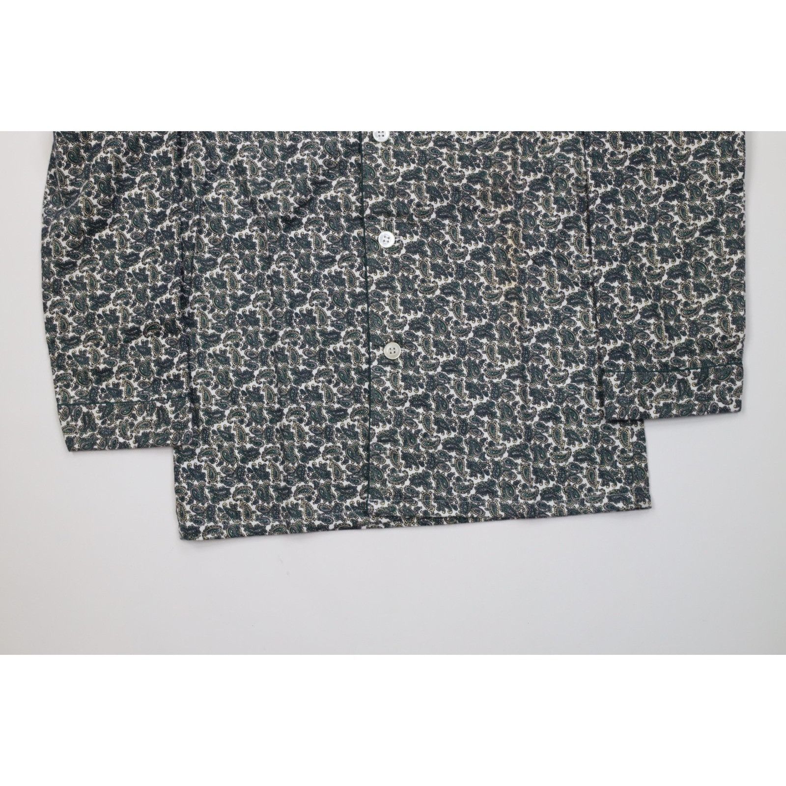 Vintage Vintage 70s Streetwear 2 Piece Flannel Paisley Pajamas Size US S / EU 44-46 / 1 - 3 Thumbnail