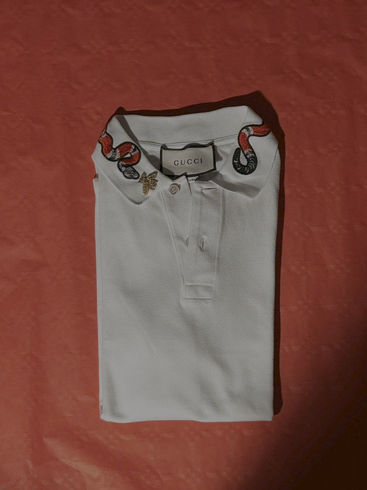 Gucci White classic Gucci Polo Size US M / EU 48-50 / 2 - 1 Thumbnail