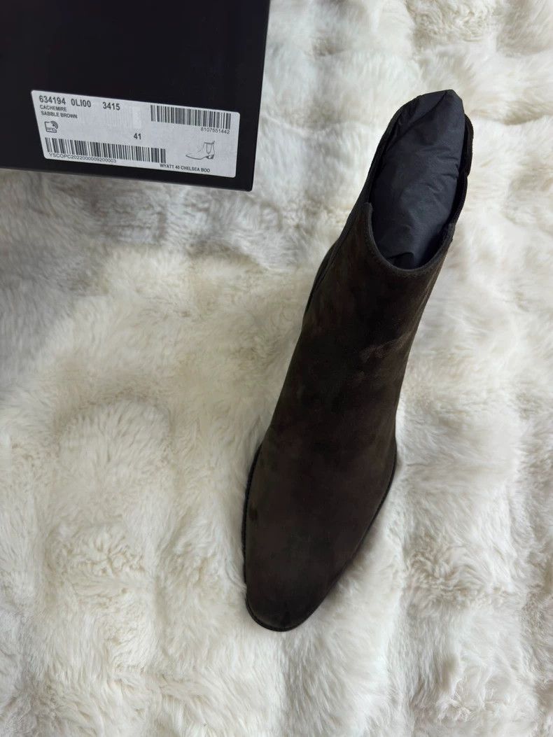 Saint Laurent Paris Saint laurent paris Suede Chelsea boots 2506-Nextarrow Size US 8 / EU 41 - 8 Thumbnail