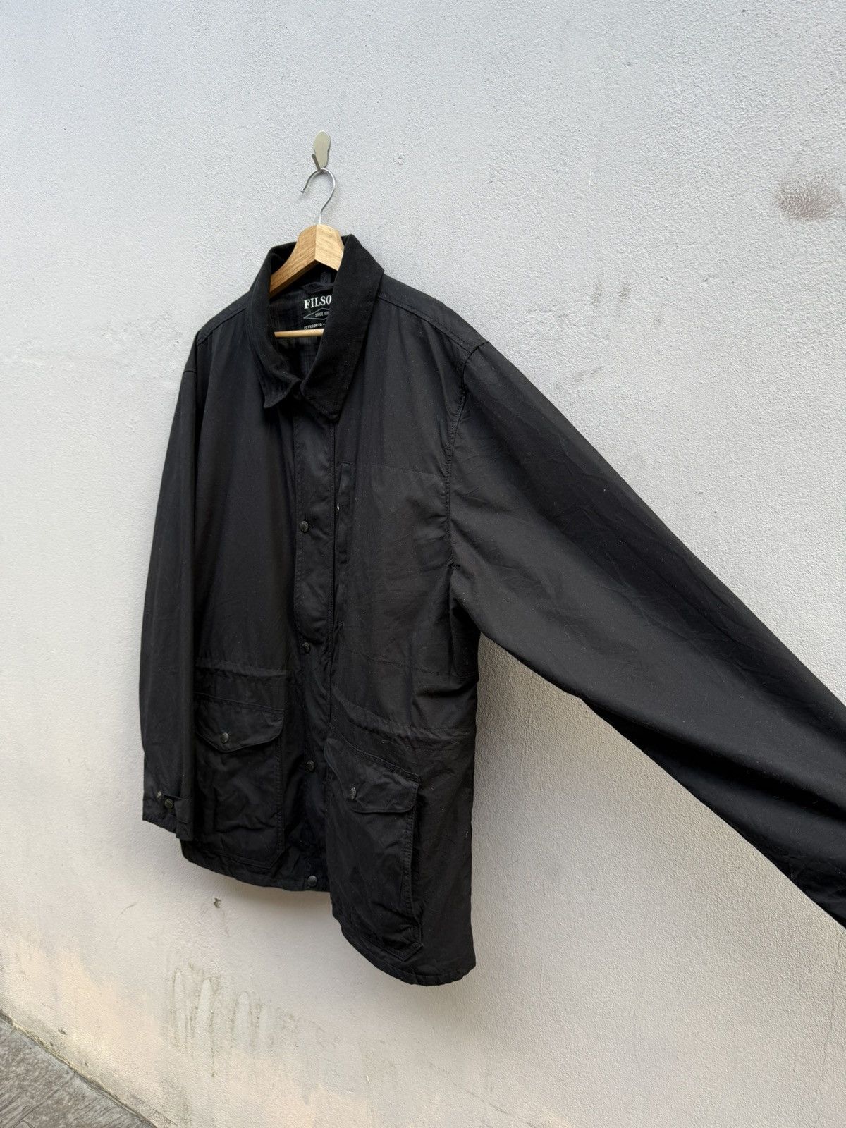 Filson FILSON TinCloth Waxed Field/Hunting Rare Size XXL Jacket Size US XXL / EU 58 / 5 - 4 Thumbnail