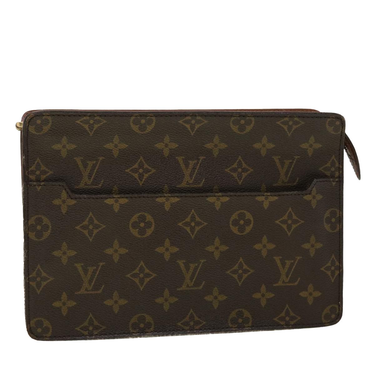 Auth Louis Vuitton Monogram Pochette Homme M51795 Women's Clutch