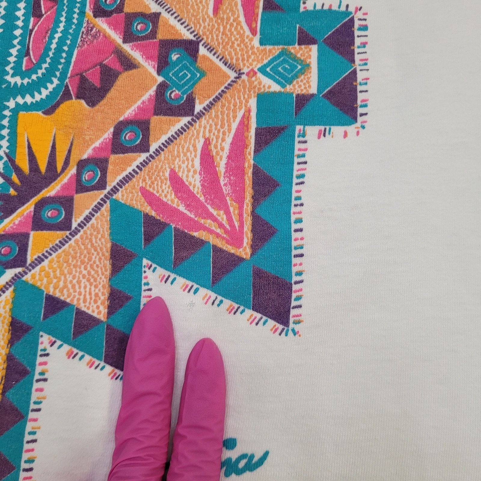 Vintage Vintage 90s Native-America Aztec Shirt Womens Large 20x22 Size L / US 10 / IT 46 - 10 Thumbnail