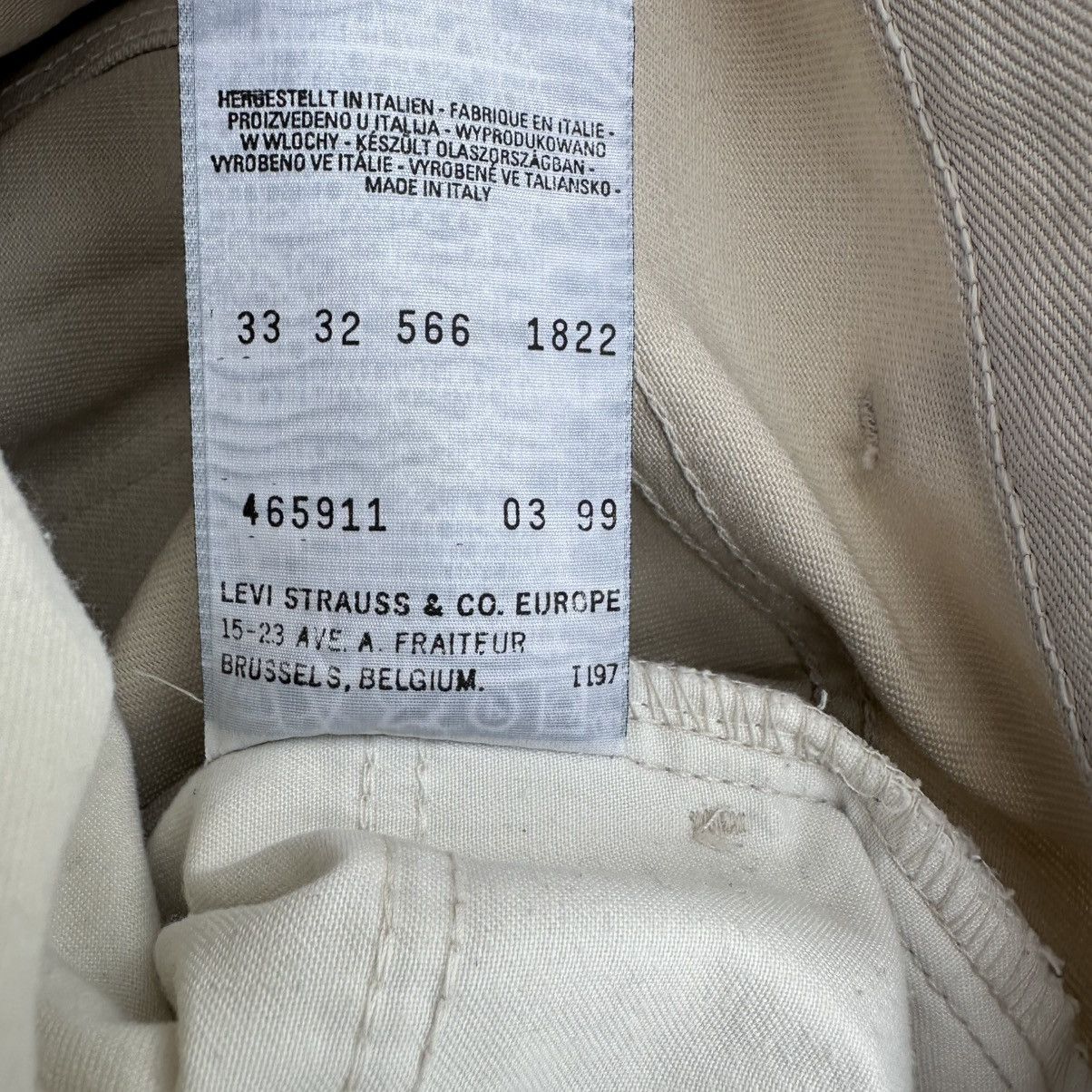 Levi's Vintage Clothing Vintage Levi’s Sta-Prest Center-Creased Pants Jeans 1999 Size US 33 - 7 Thumbnail