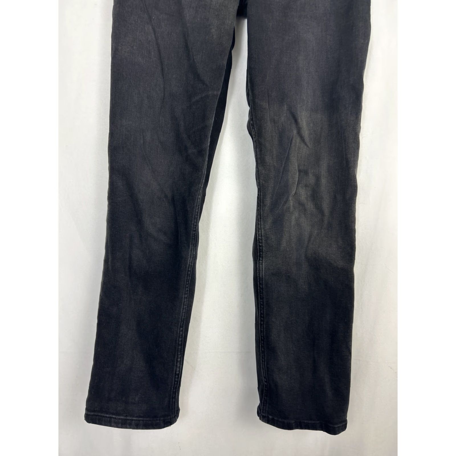 Everlane Everlane High Rise Slim Straight Cigarette Ankle Jean Washed Black 25 26x27 Women Jeans Slim Mid Black 27 Inseam Reg Size 42" / US 20 - 2 Thumbnail