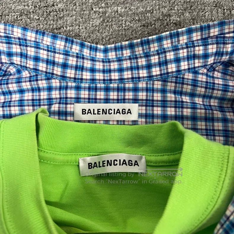 Balenciaga Balenciaga Embroidered Logo Faux Two-Piece Short Sleeve Pl Size XS / US 0-2 / IT 36-38 - 5 Thumbnail