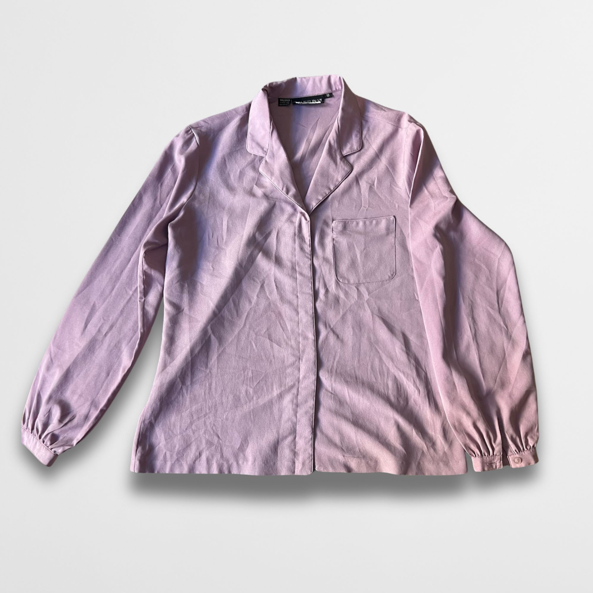 Halston Halston Neiman Marcus Longsleeve shirt Women’s Size 10 100% Size L / US 10 / IT 46 - 2 Thumbnail
