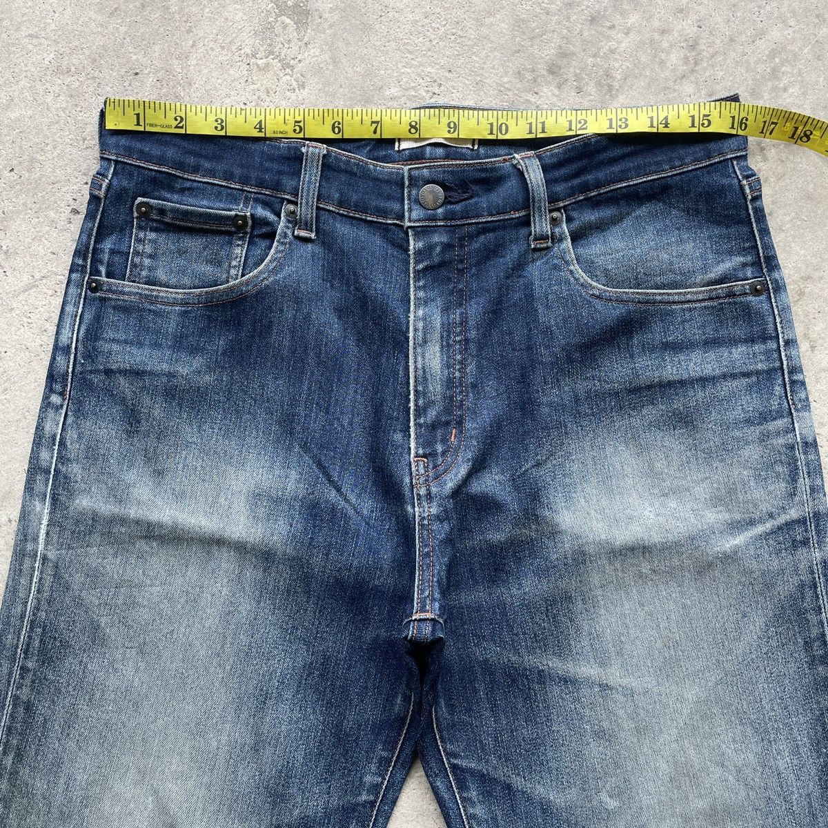 Japanese Brand Vintage Japanese StoneWash Faded Jeans Denim Pants W32x30 Size US 32 / EU 48 - 5 Thumbnail