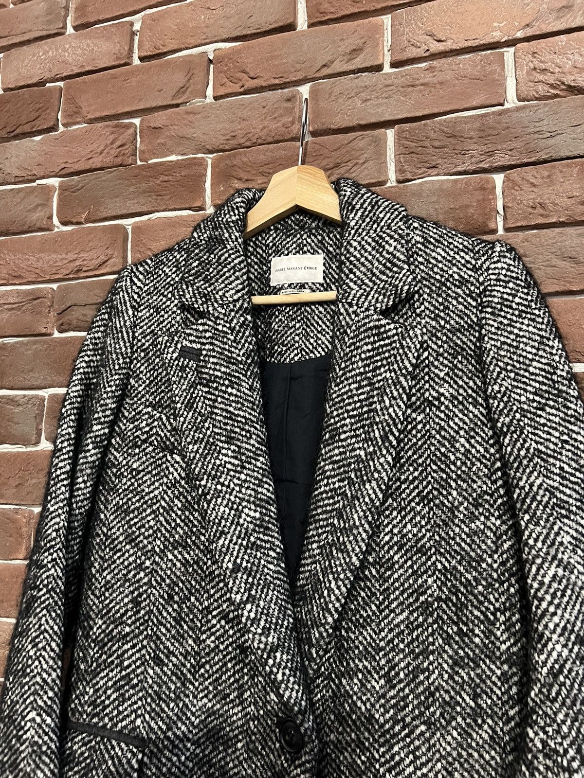 Isabel Marant Etoile Womens Isabel Marant Étoile Wool Plaid Coat Size XS / US 0-2 / IT 36-38 - 3 Thumbnail