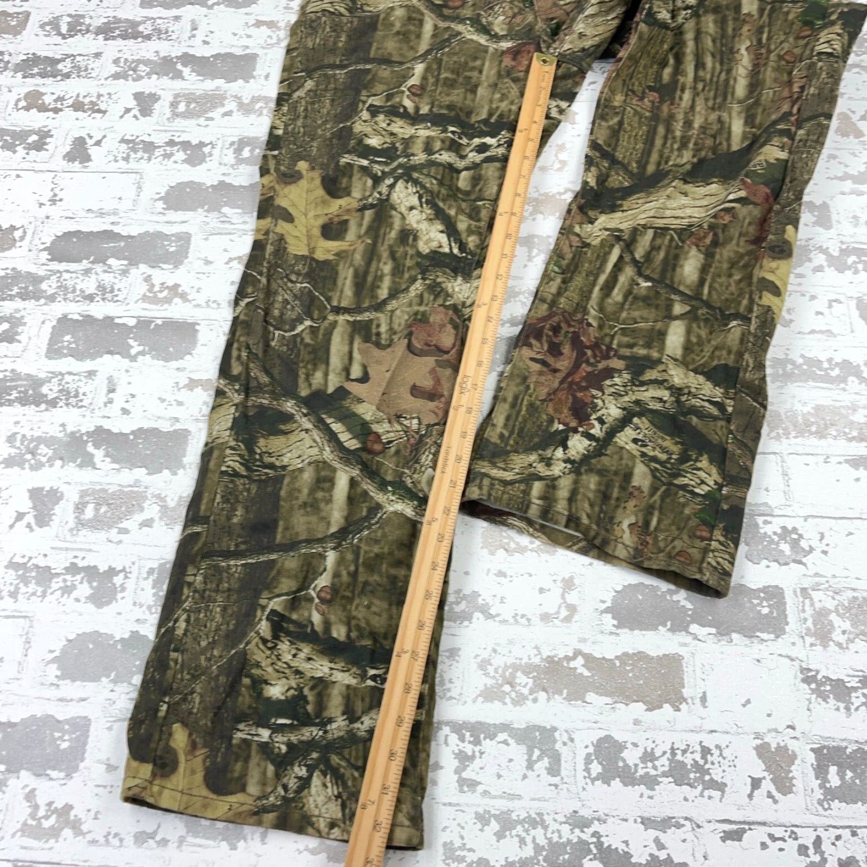 Vintage Vintage Mossy Oak Jeans Men 36x34 Denim Straight Leg 5-Pocket Camo Brown Mossy Oak Mens Jeans Size US 36 / EU 52 - 7 Thumbnail