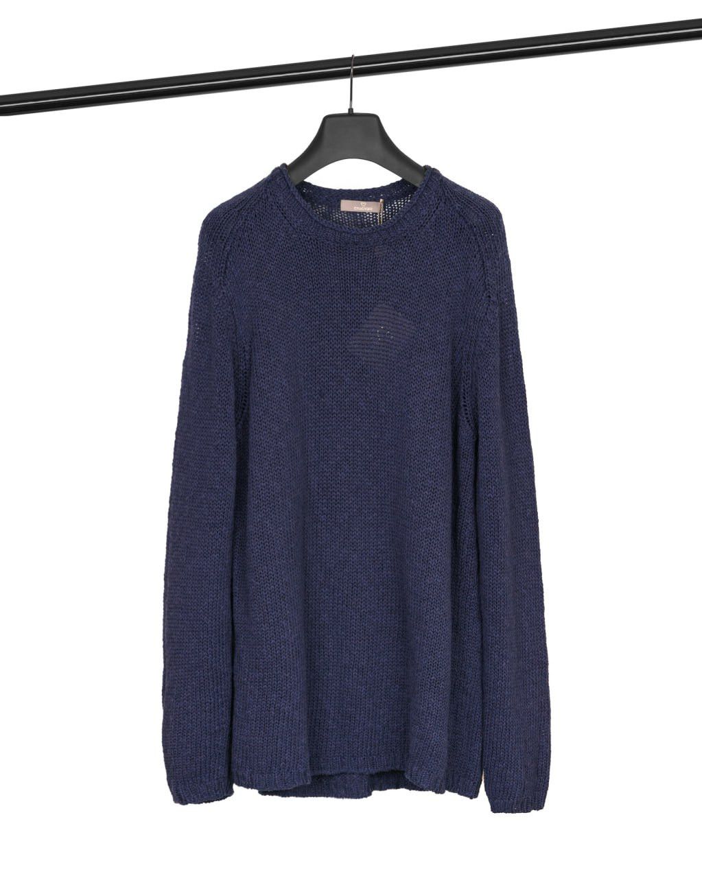 Cruciani CRUCIANI Cotton & Linen summer knit sweater Size US XL / EU 56 / 4 - 2 Thumbnail