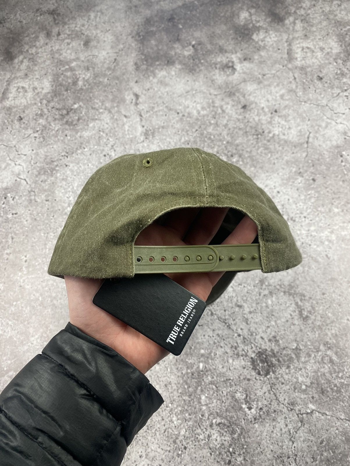 Japanese Brand Vintage rare True Religion Y2K distressed faded cap hat Size ONE SIZE - 6 Thumbnail