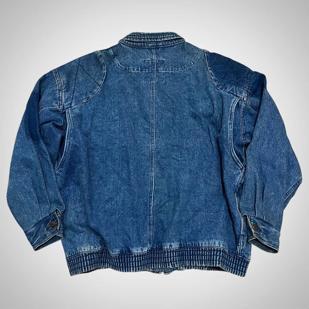 Vintage Vintage Indigo Blue Cargo Bomber Jacket (Katharine Hamnett) Size US XL / EU 56 / 4 - 3 Thumbnail
