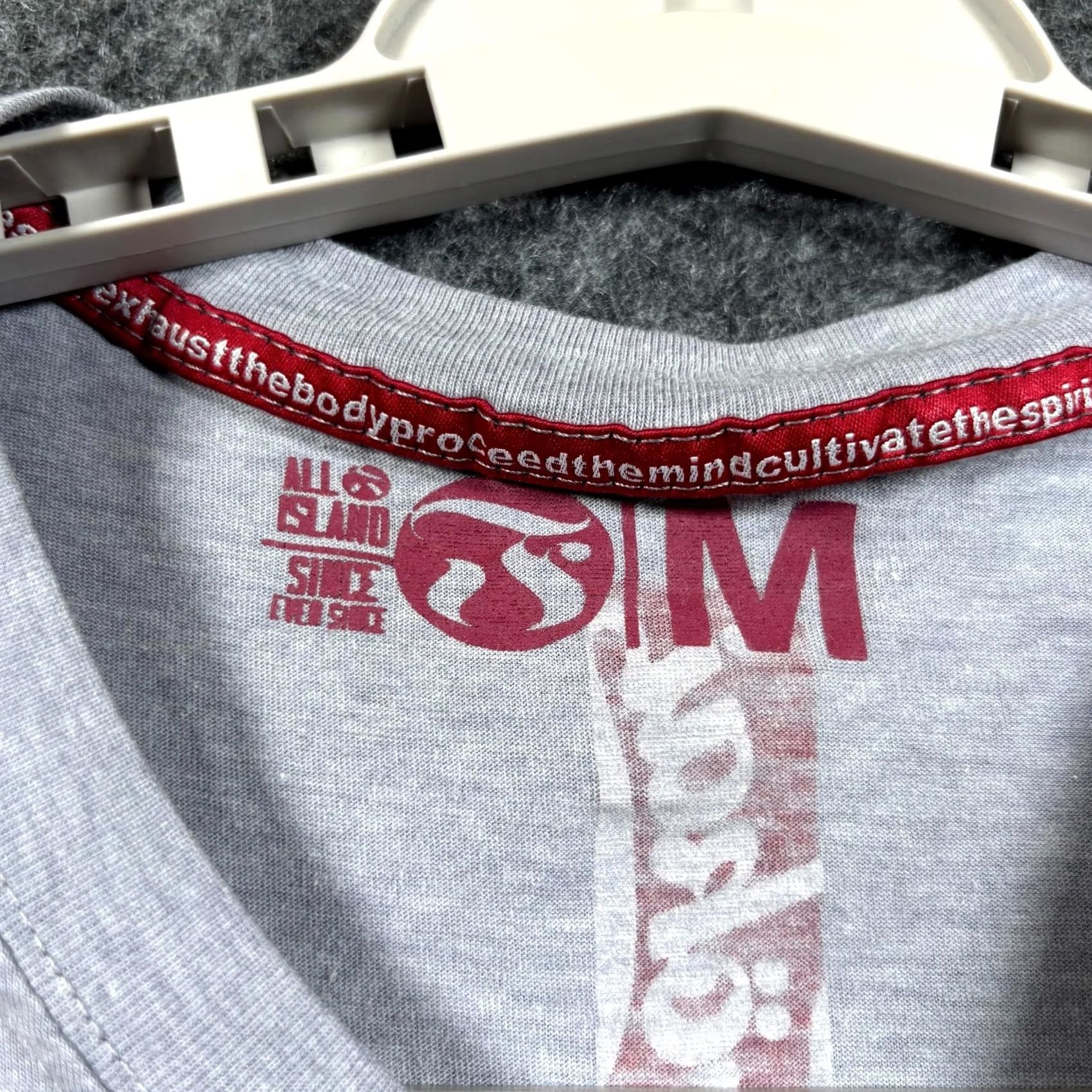 Vintage VINTAGE Fokai Exhaust the Body T-Shirt Men’s M Gray Graphic Print Crew Neck Shirt Size US M / EU 48-50 / 2 - 6 Thumbnail