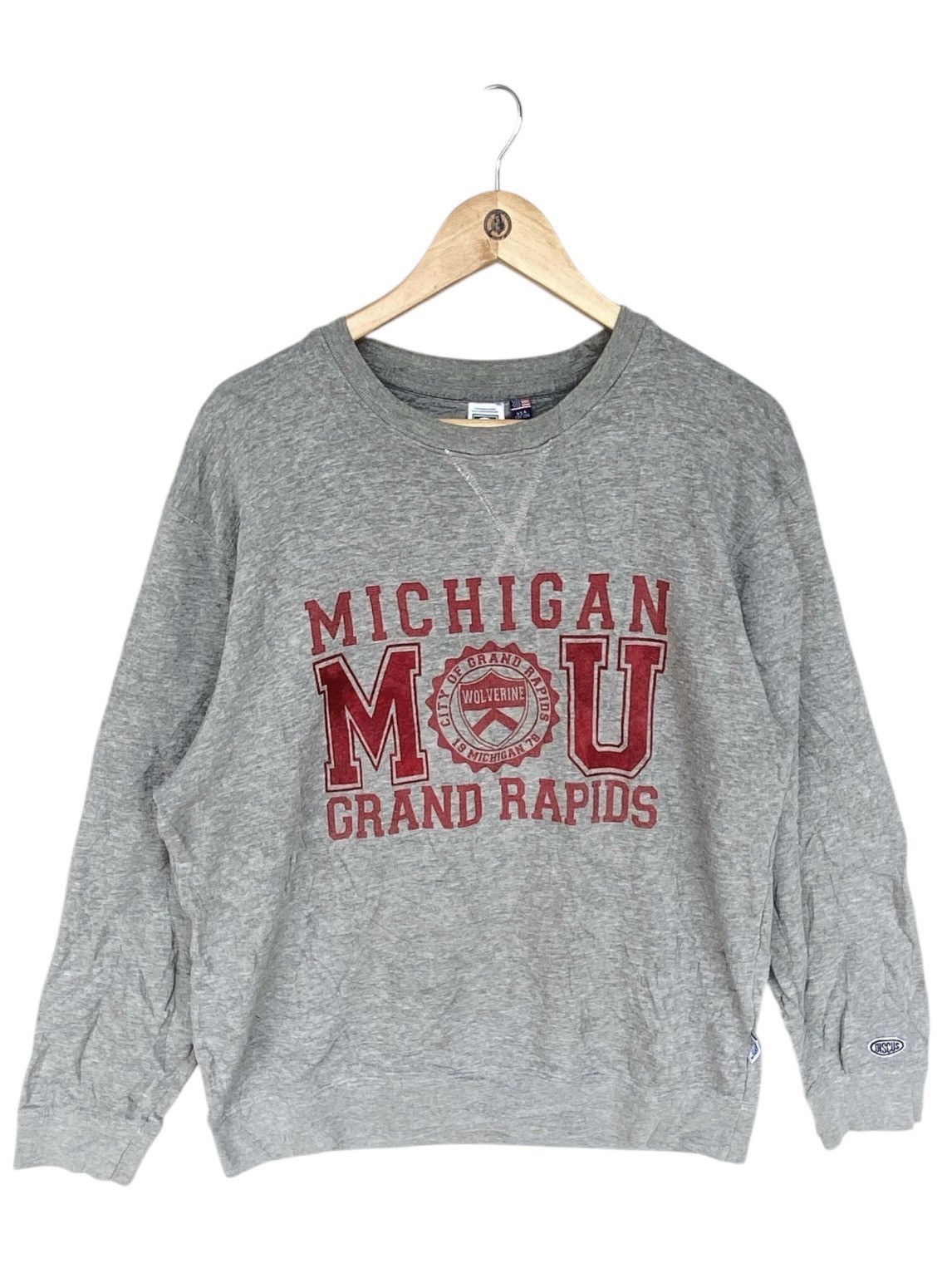 Other Vintage Discus Athletic Big Printed Crewneck Sweatshirt Gray Size US XL / EU 56 / 4 - 1 Thumbnail