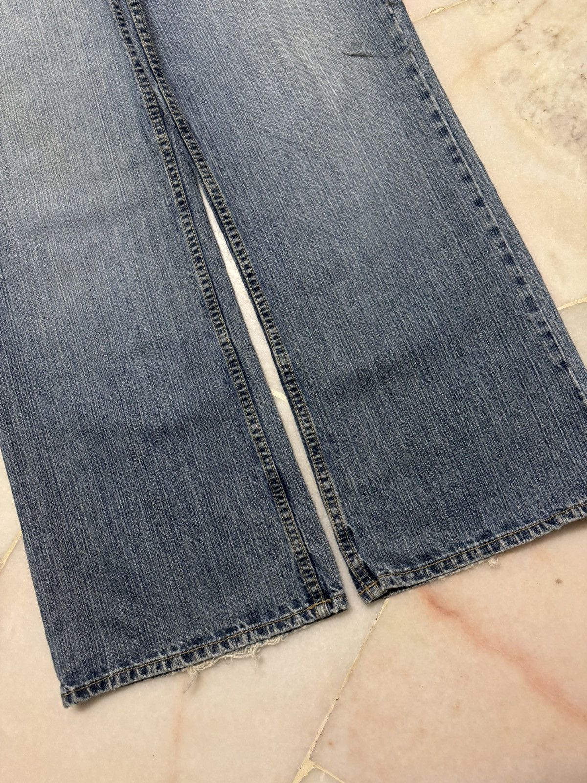 U.S. Polo Assn. ⚡️FLARED⚡️VINTAGE 90s U.S.POLO ASSN STONED WASHED BOOTCUT Size US 35 - 7 Thumbnail