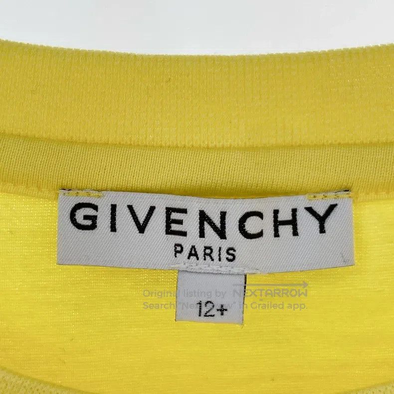 Givenchy Givenchy Size 12+ Letter Logo Yellow T-Shirt Size US S / EU 44-46 / 1 - 6 Thumbnail