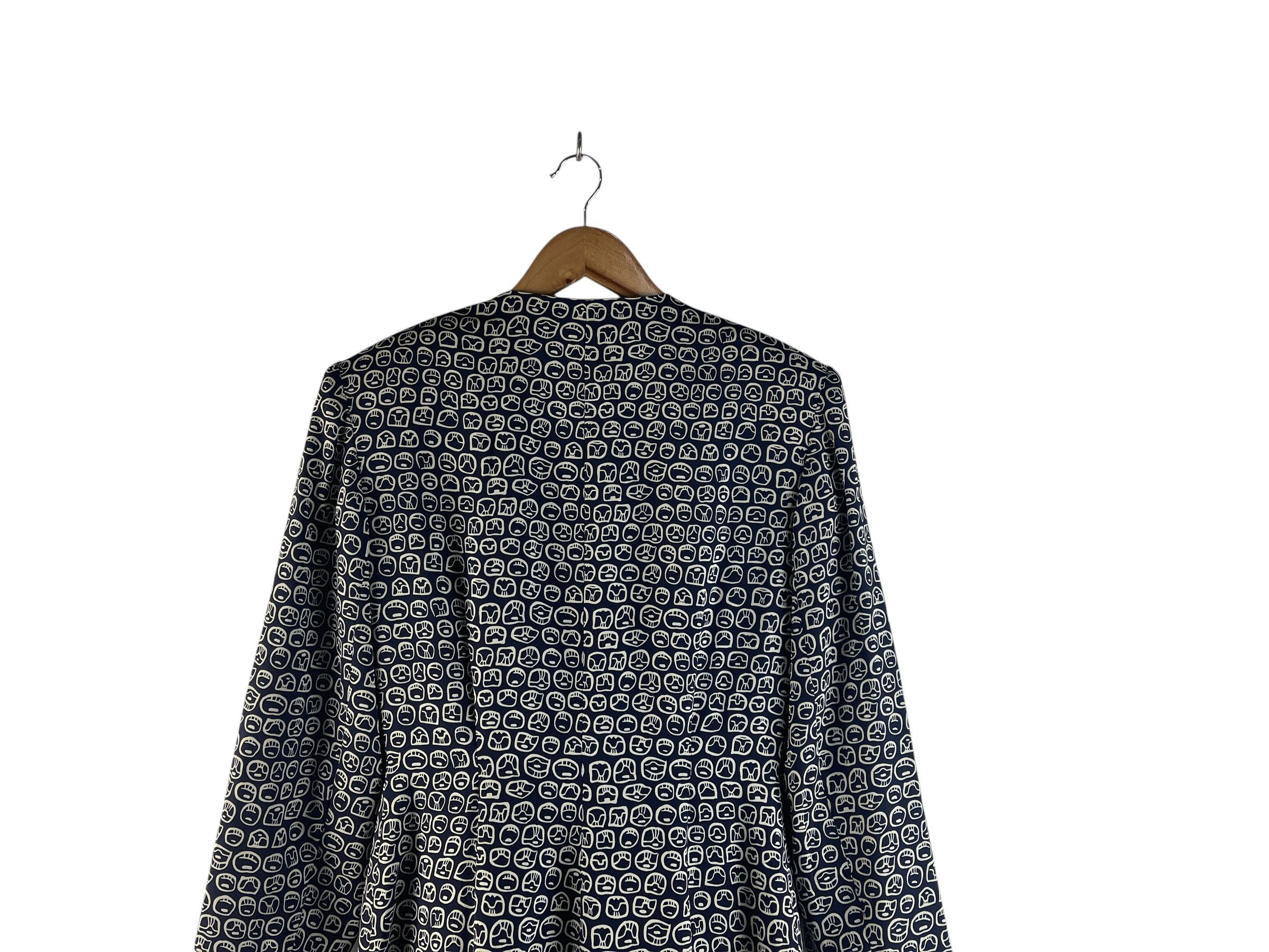 Norma Kamali Vintage Norma Kamali Abstract Print Button Blazer Jacket Size S / US 4 / IT 40 - 11 Thumbnail