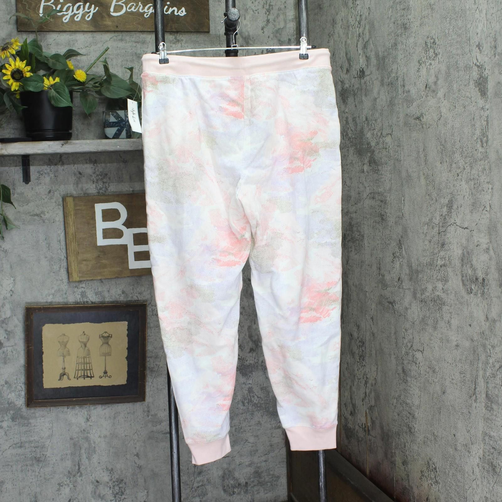 Style & Co Nwt Style & Co. Womens Printed Jogger Pants Pink Camo Xl Size 40" / US 18 - 2 Thumbnail