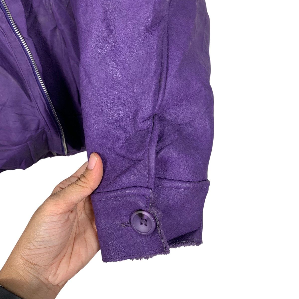 Japanese Brand Japanese Brand WWG Synthetic Leather Jacket Size M / US 6-8 / IT 42-44 - 13 Thumbnail