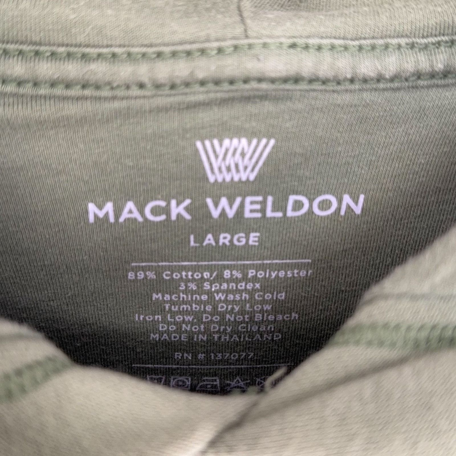 Other Mack Weldon Ace Hoodie Mens Large Green Performance Stretch Size US L / EU 52-54 / 3 - 5 Thumbnail
