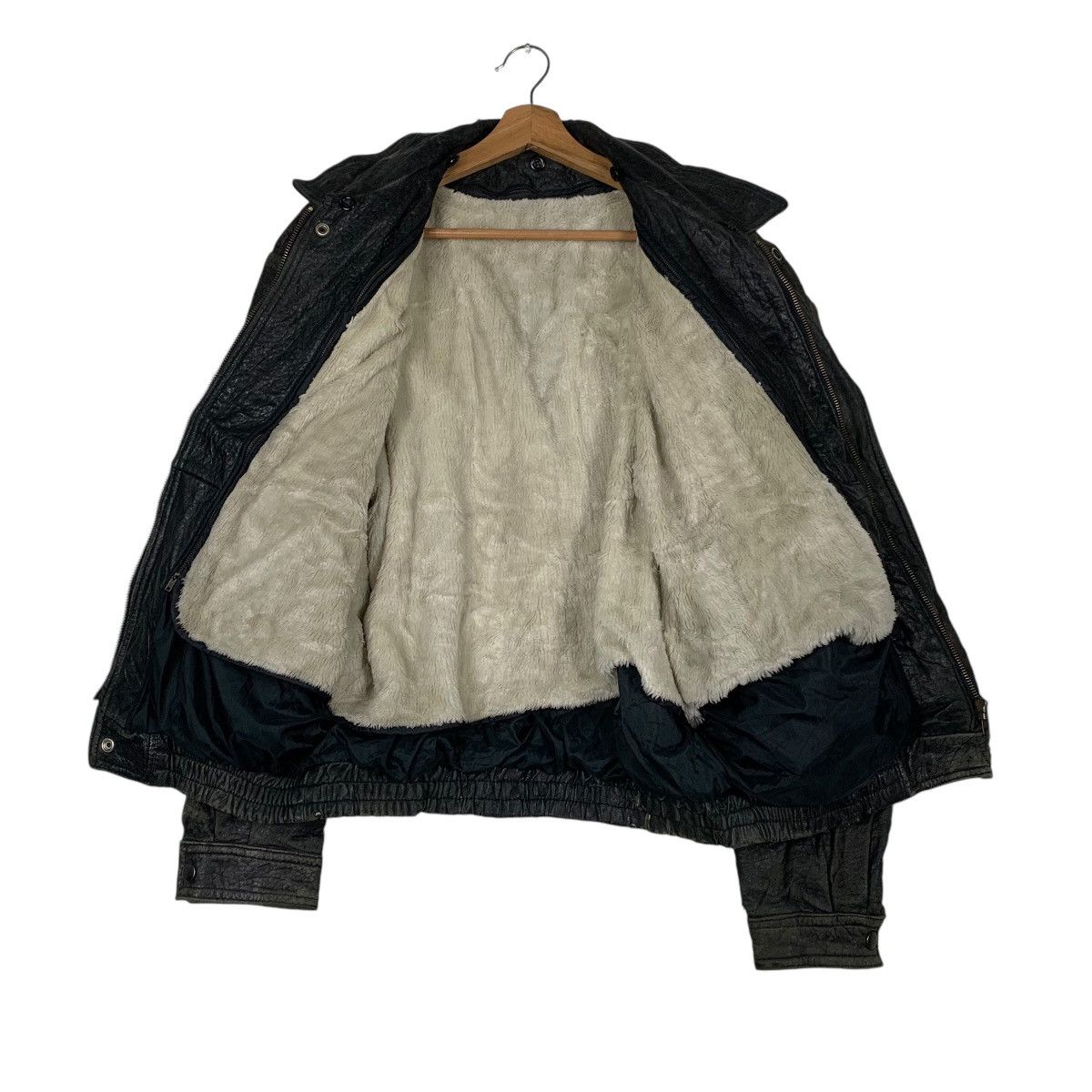 Japanese Brand J & P Corporation Flight Leather Jacket Size US L / EU 52-54 / 3 - 11 Thumbnail