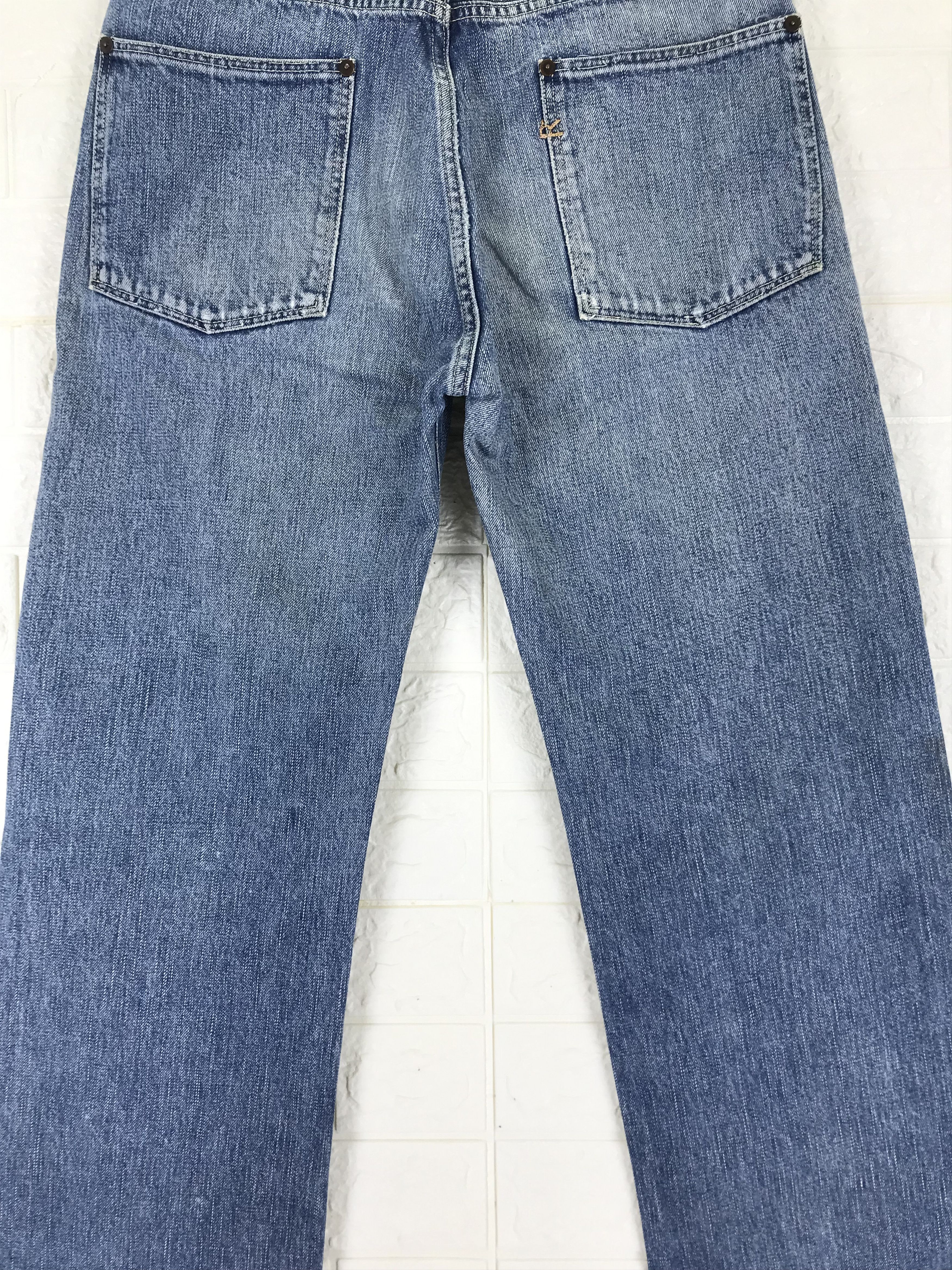 45rpm Vintage 45rpm by Kapital Kiro Hirata Blue Washed Jeans Size US 31 - 7 Thumbnail