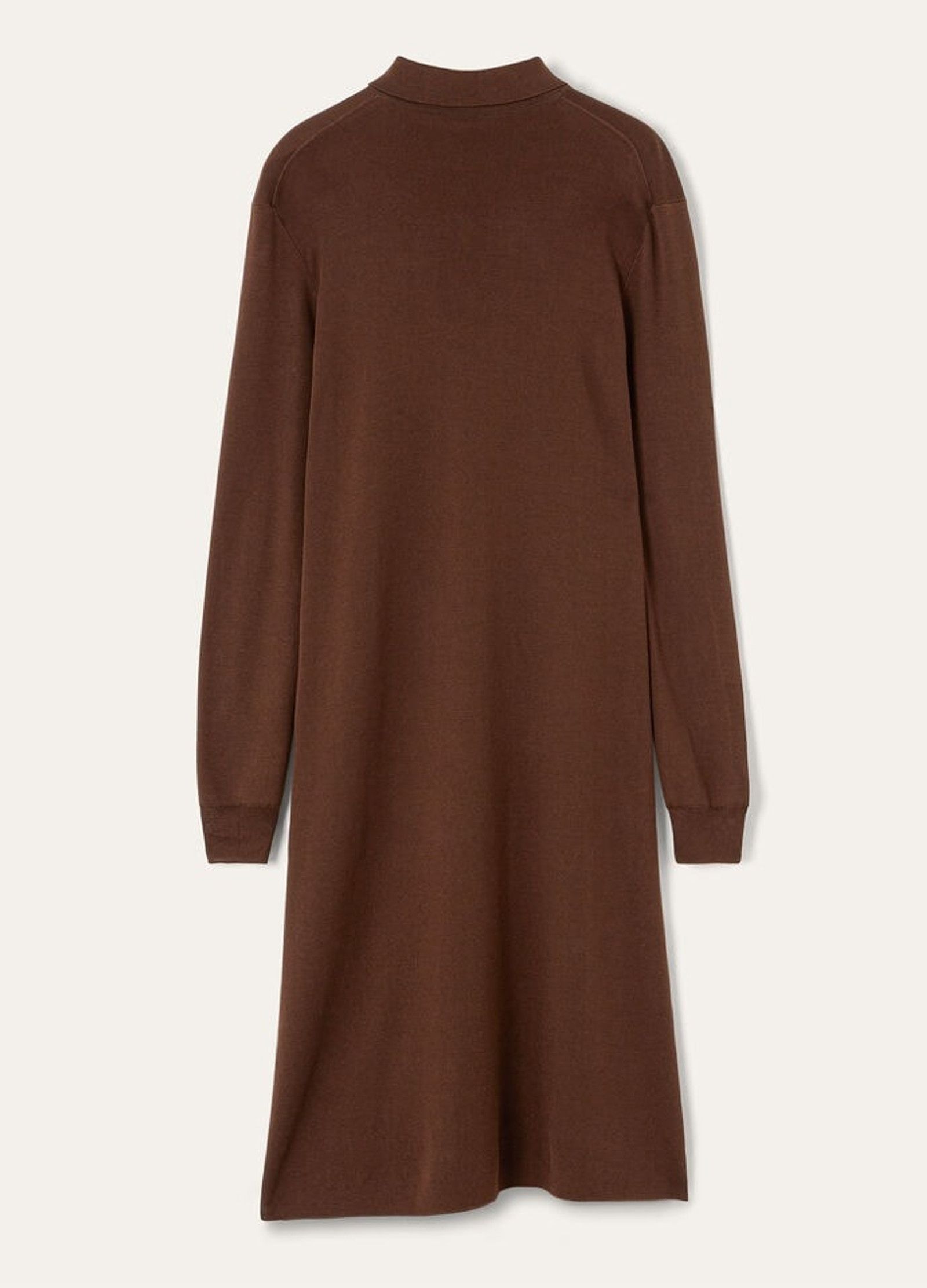Loro Piana o1srvl11e0526 FAP6276 Lyskamm Midi Dress in Brown Size XS / US 0-2 / IT 36-38 - 6 Thumbnail