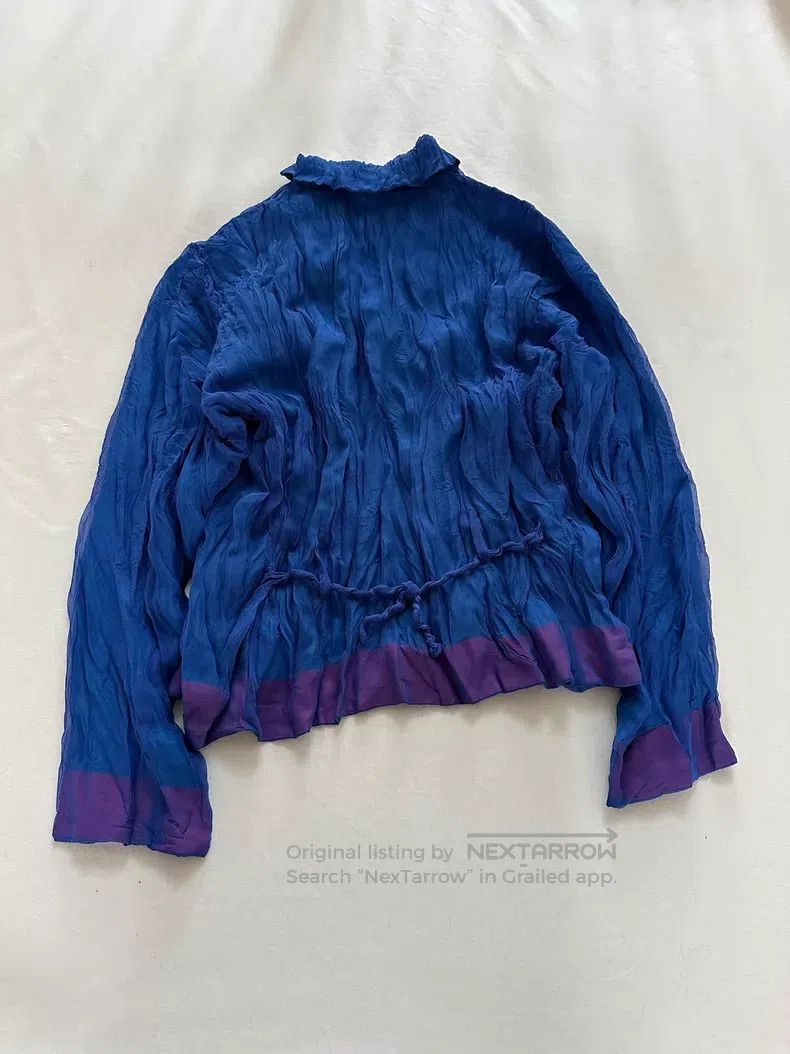 Issey Miyake Issey Miyake Blue Skirt Size 25" / US 0 / IT 36 - 6 Thumbnail