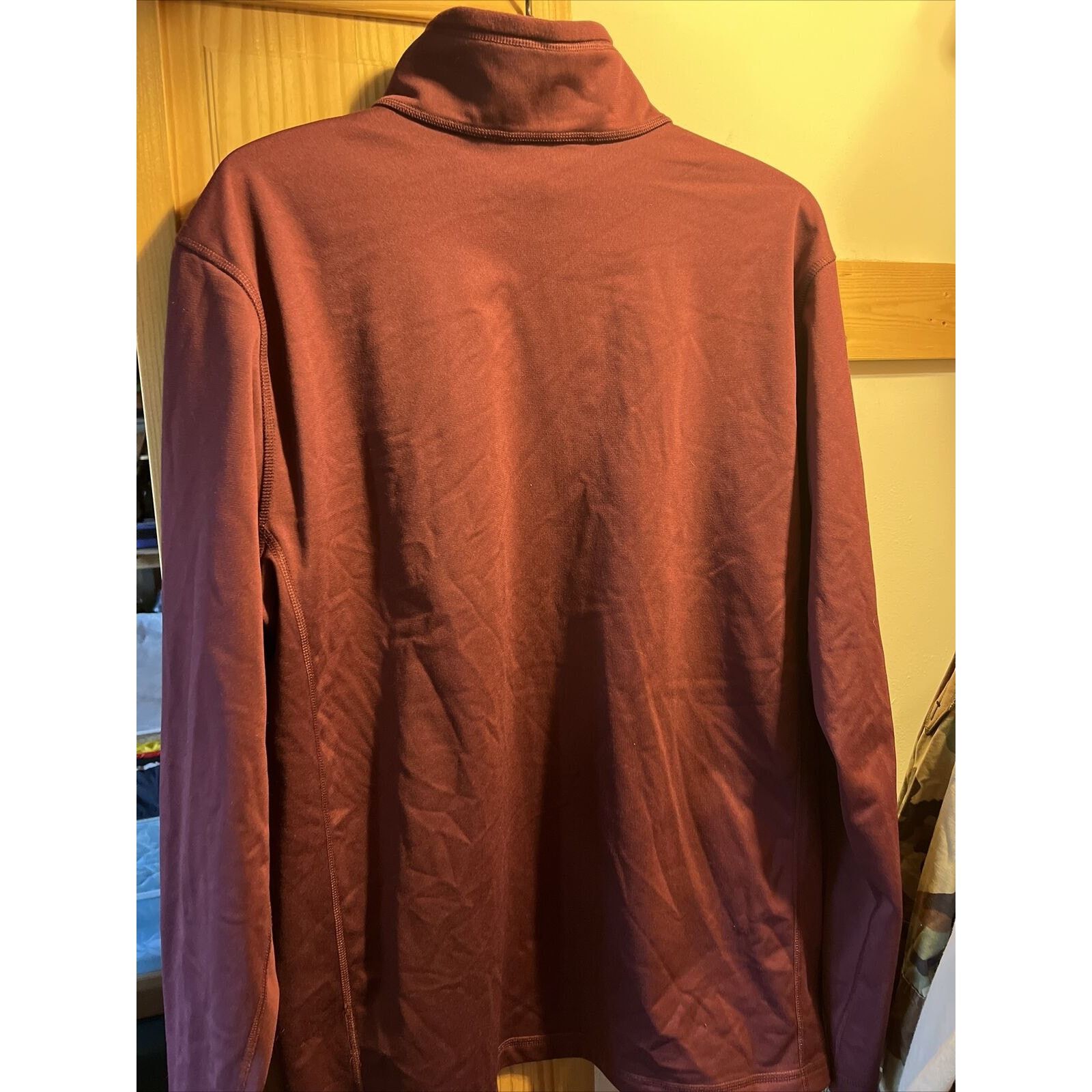 The North Face The North Face Men's L Maroon LS 1/2 Zip Polyester Jacket Size US L / EU 52-54 / 3 - 9 Thumbnail