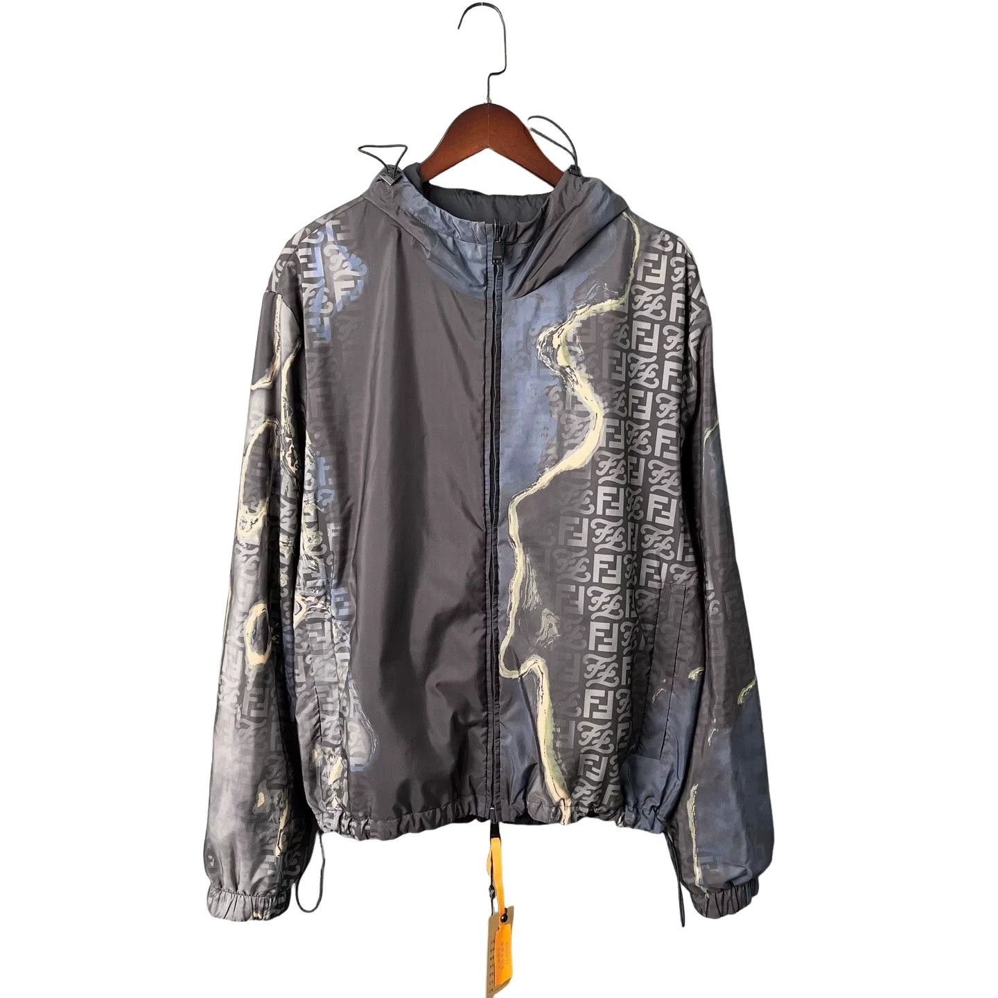 Fendi Fendi FF Logo Reversible Windbreaker Size 50 Size US M / EU 48-50 / 2 - 1 Thumbnail
