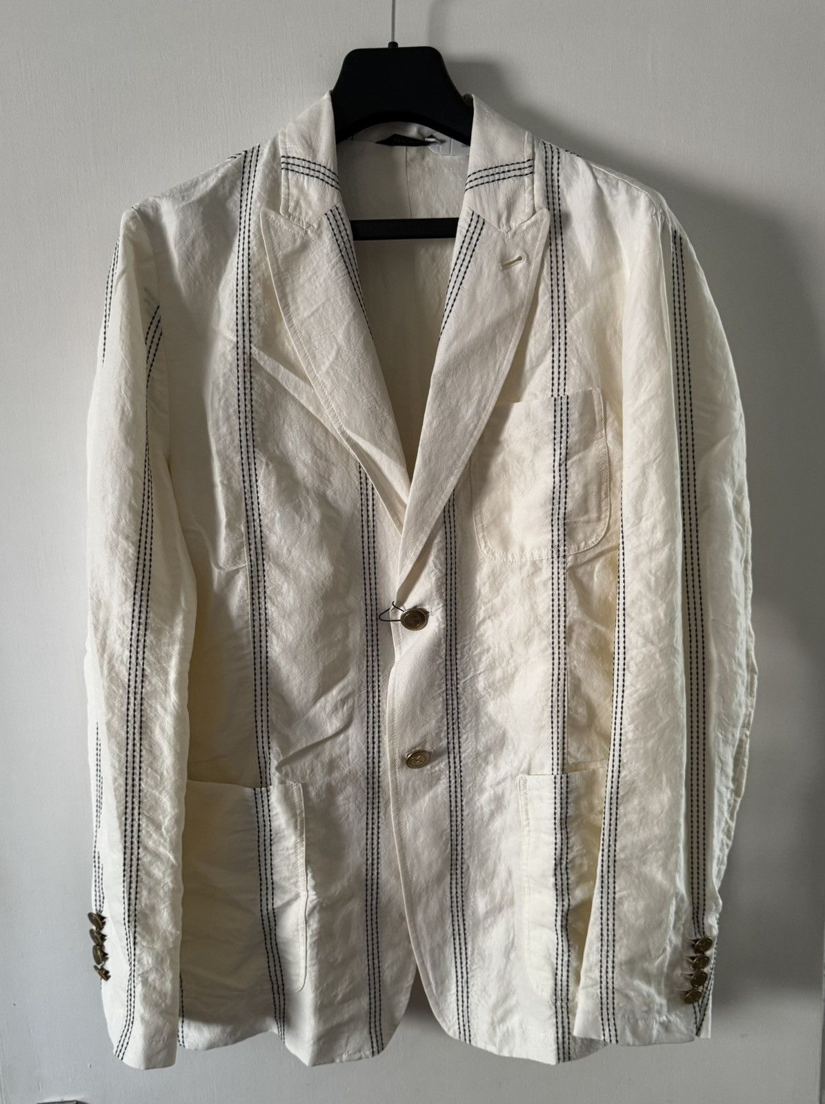 Giorgio Armani Giorgio Armani Main Limited Edition Nautical Blazer – 52R IT Size 52R - 6 Thumbnail