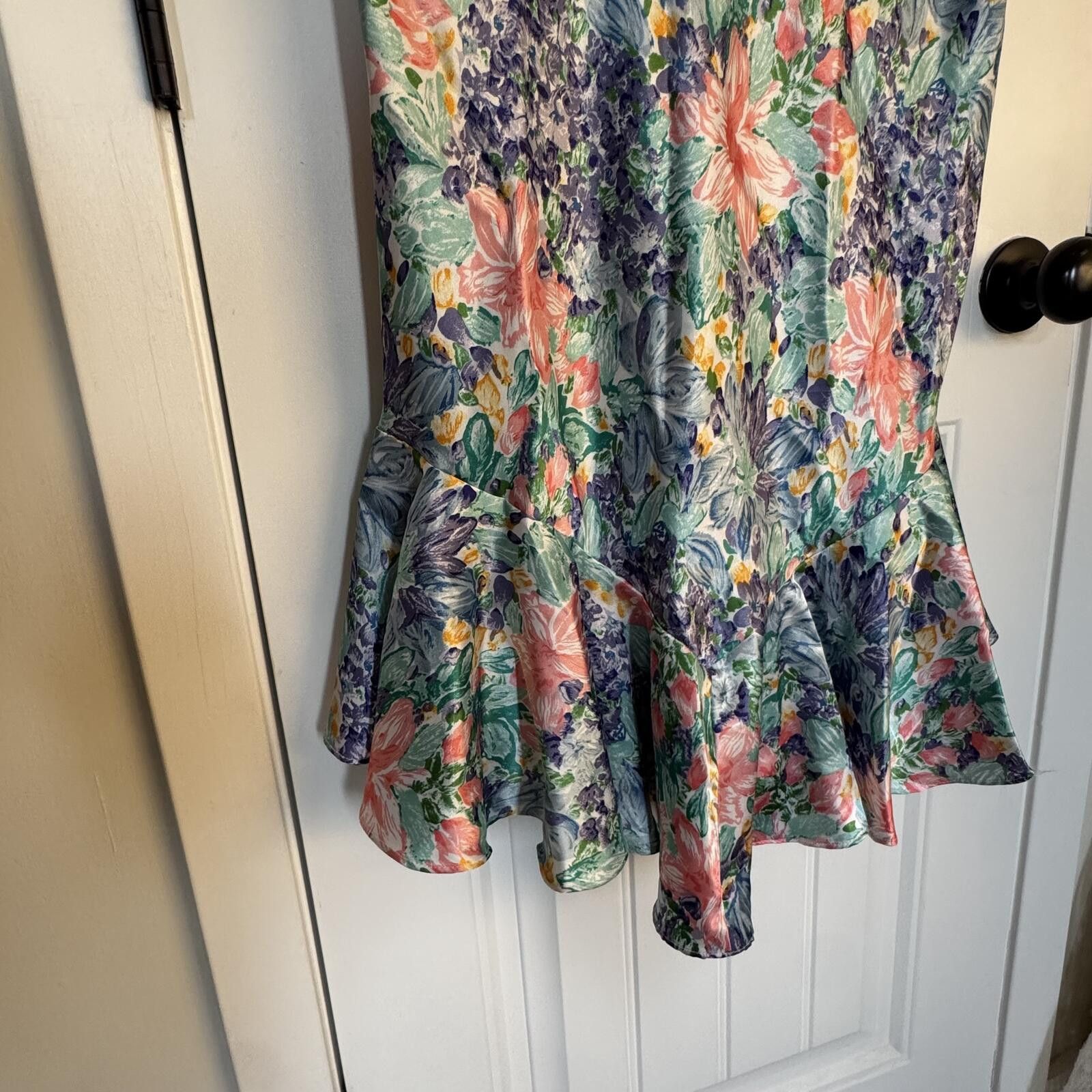 Unknown London VTG Bonjour Large Sleeveless Nightgown Dress Size ONE SIZE - 3 Thumbnail