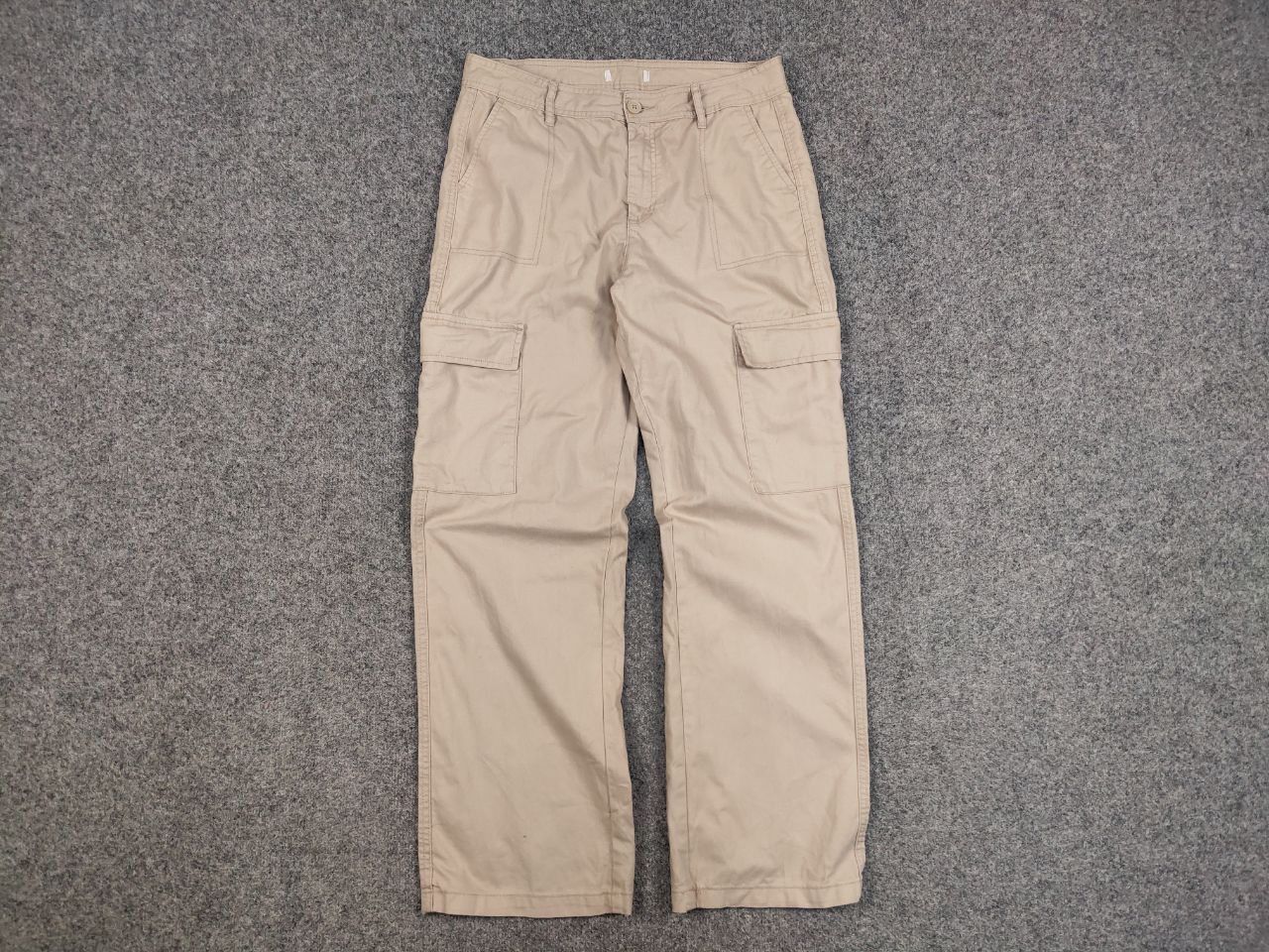 Japanese Brand Vintage Japanese Casual Beige Baggy Cargo Pants Y2K Style Size US 32 / EU 48 - 10 Thumbnail