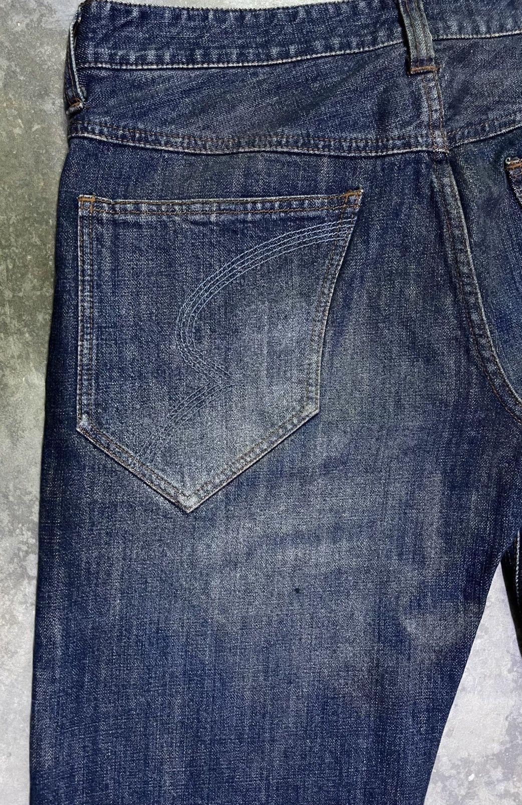 Japanese Brand × Obelisk Jeans Japan Lightning Wash Obelisk Size US 33 - 11 Thumbnail