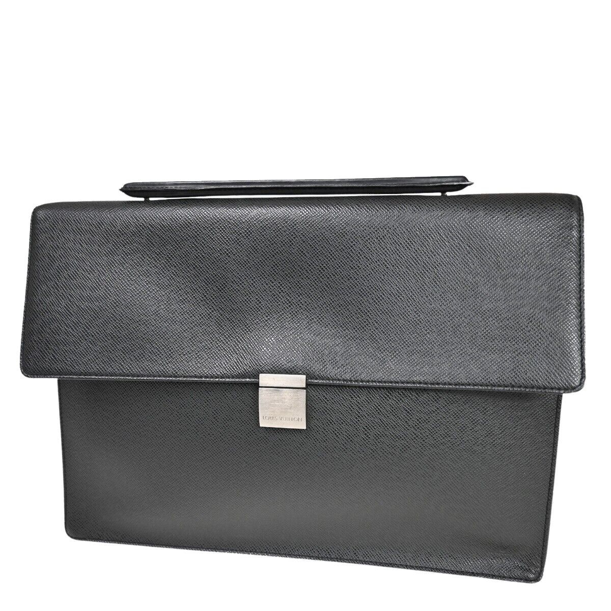 image of Louis Vuitton Angara Briefcase in Black, Men's