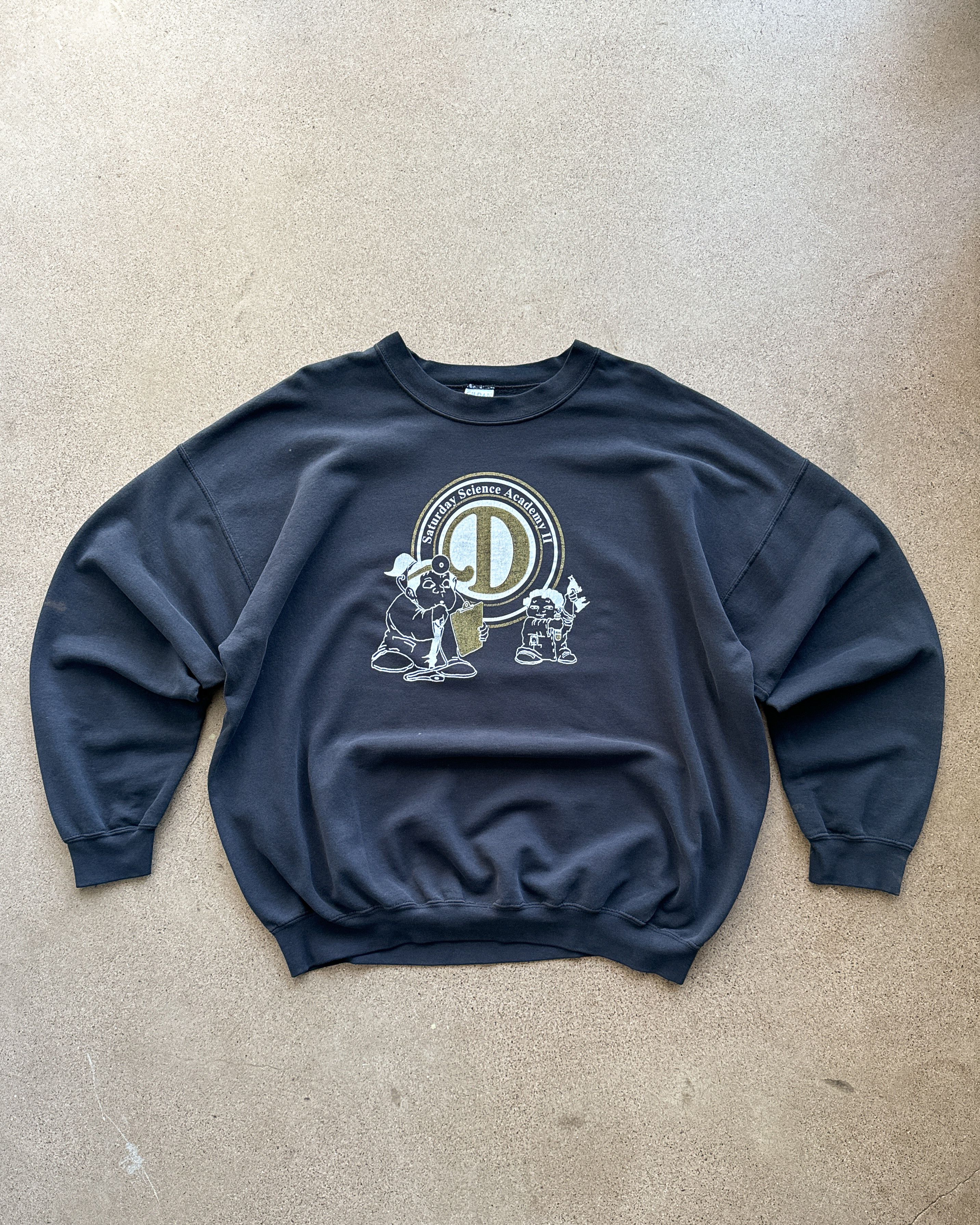 Vintage Vintage Gildan Sweatshirt Black 2XL Charles Drew University Size US XXL / EU 58 / 5 - 1 Thumbnail