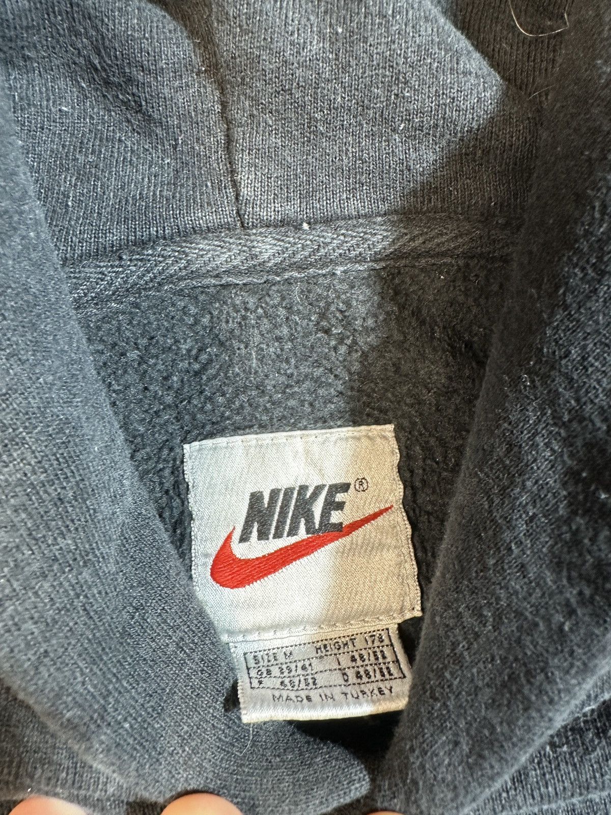 Nike × Vintage Y2K Vintage Nike Hoodie Swoosh Logo Streetwear Baggy USA M Size US M / EU 48-50 / 2 - 3 Thumbnail