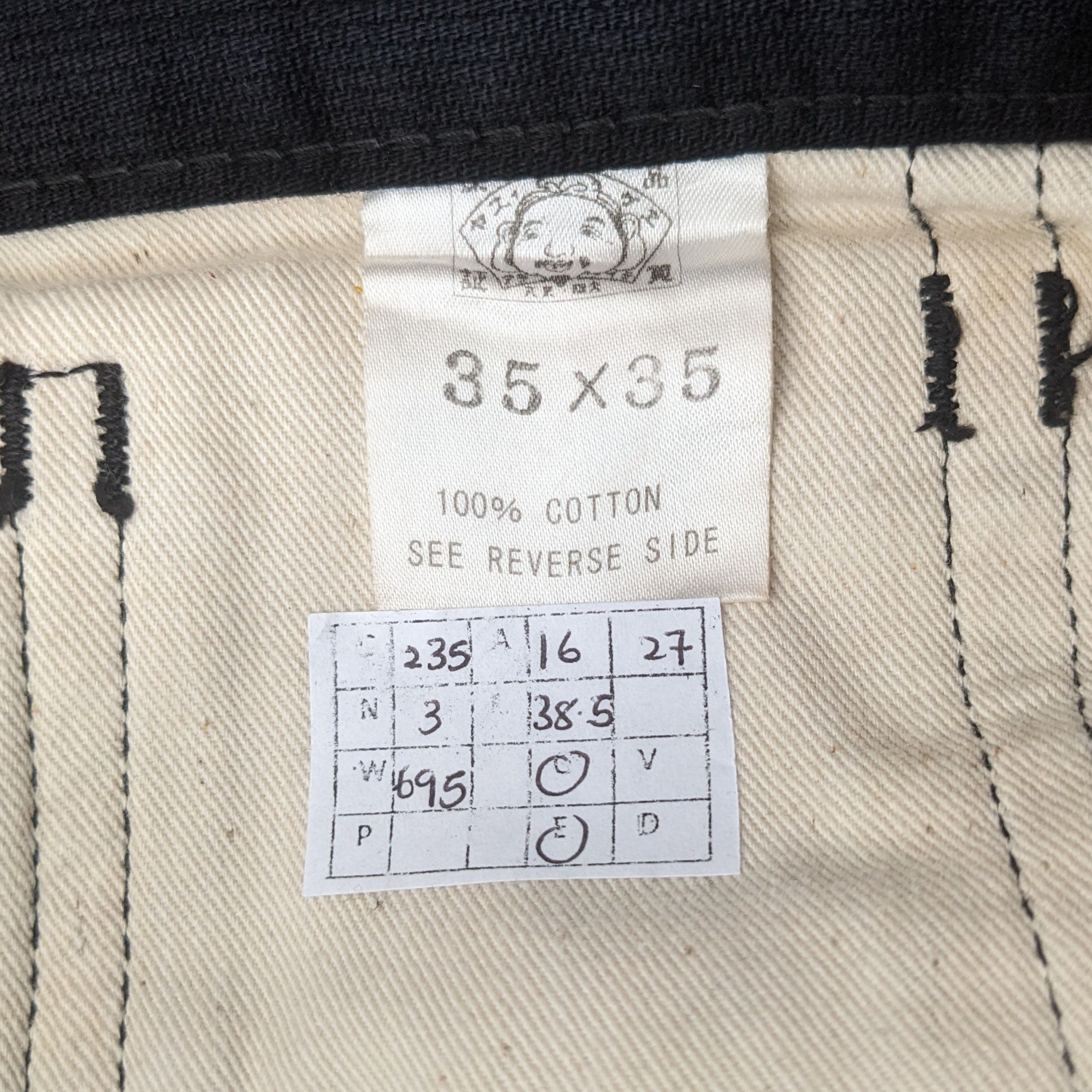 Evisu Vintage EVISU Japanese Fashion Brand Denim Jeans Size US 32 / EU 48 - 11 Thumbnail