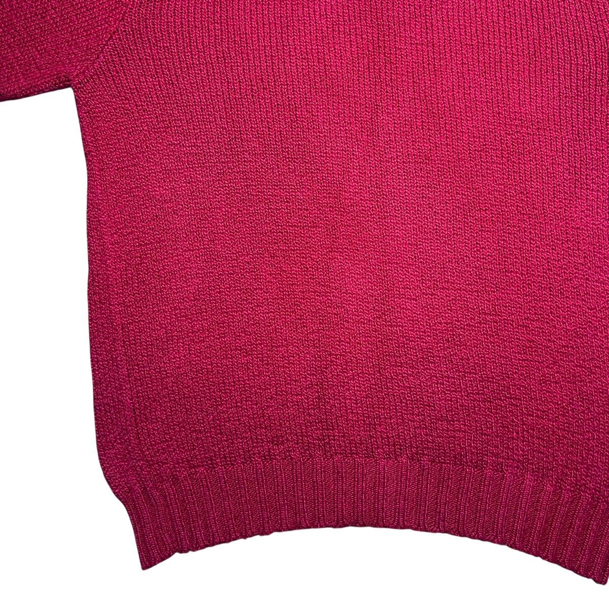 Polo Ralph Lauren Vintage Polo Ralph Lauren Red Cotton Knit Pullover Sweater Size US L / EU 52-54 / 3 - 11 Thumbnail