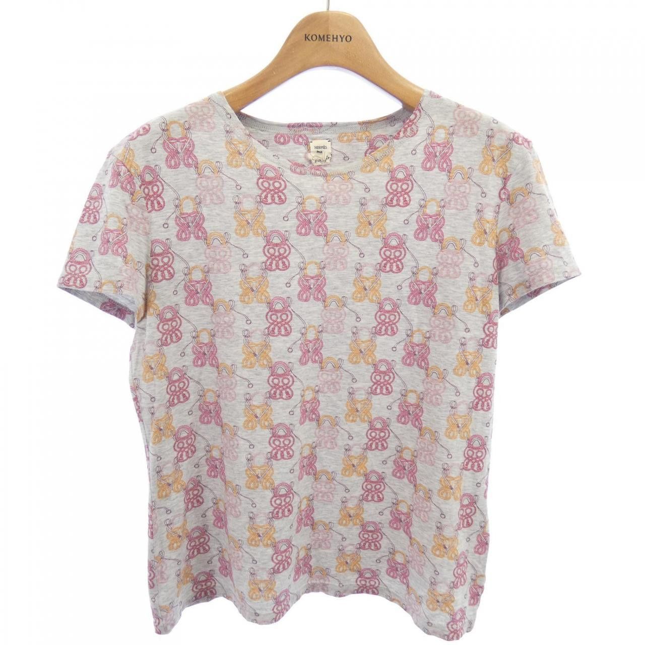 Hermes Hermes T-shirt Cotton T-shirt36 Cotton T-Shirts DUTY FREE for USA