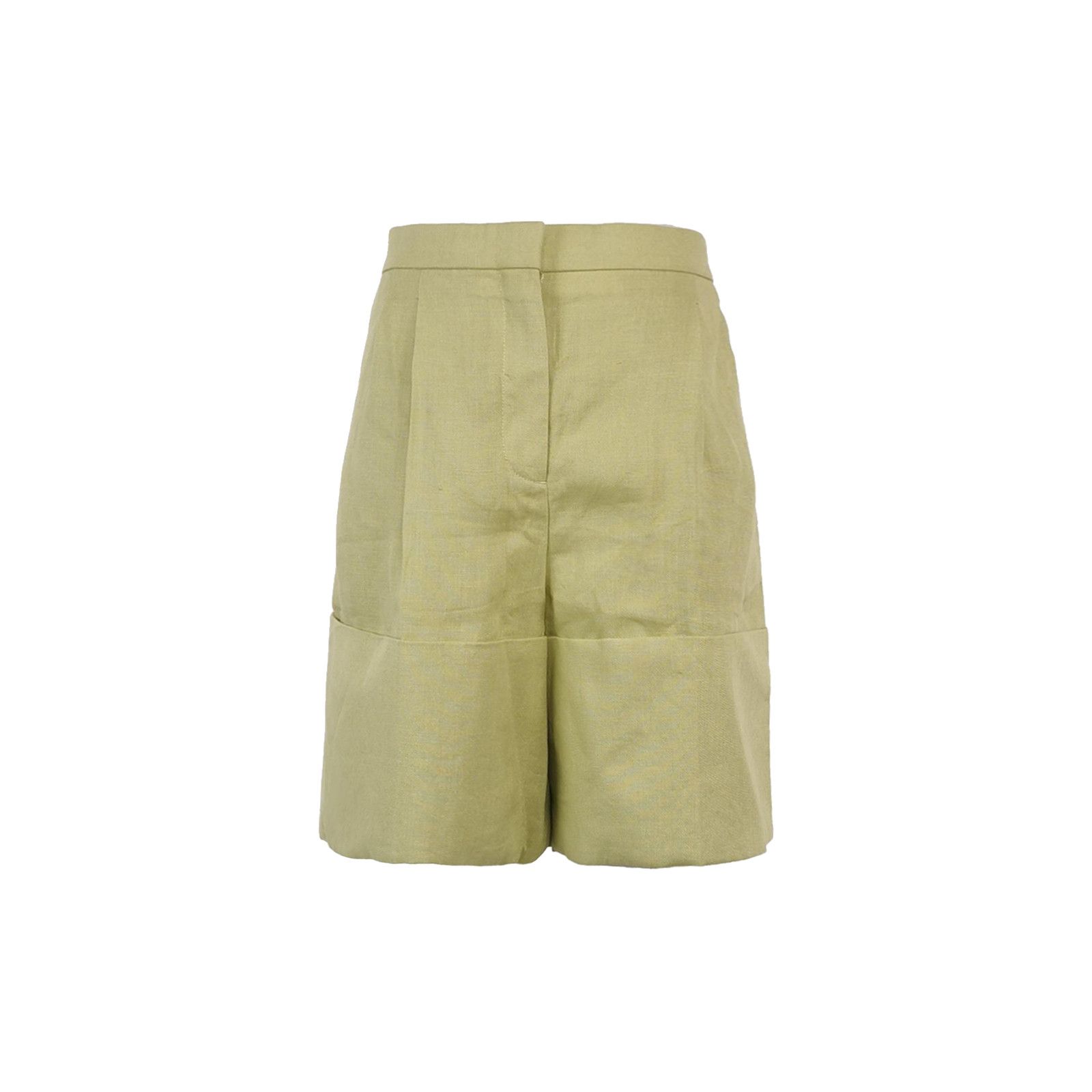 Burberry Linen Shorts Size Us 8 in Green, Women's (Size 30)