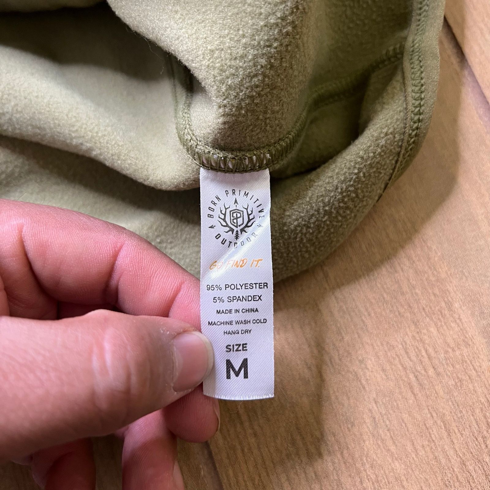Vintage Born Primitive Hoodie Jacket Green Full Zip Performance M Size US M / EU 48-50 / 2 - 6 Thumbnail