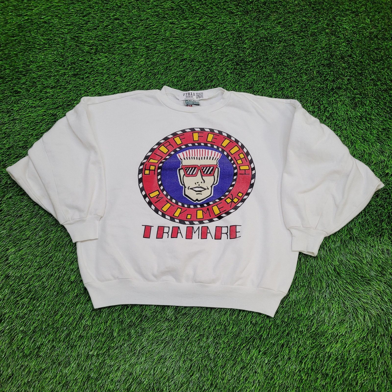 Other Vintage Tramare Surfer Sweatshirt Womens 21x21 Crop Boxy Size L / US 10 / IT 46 - 1 Thumbnail
