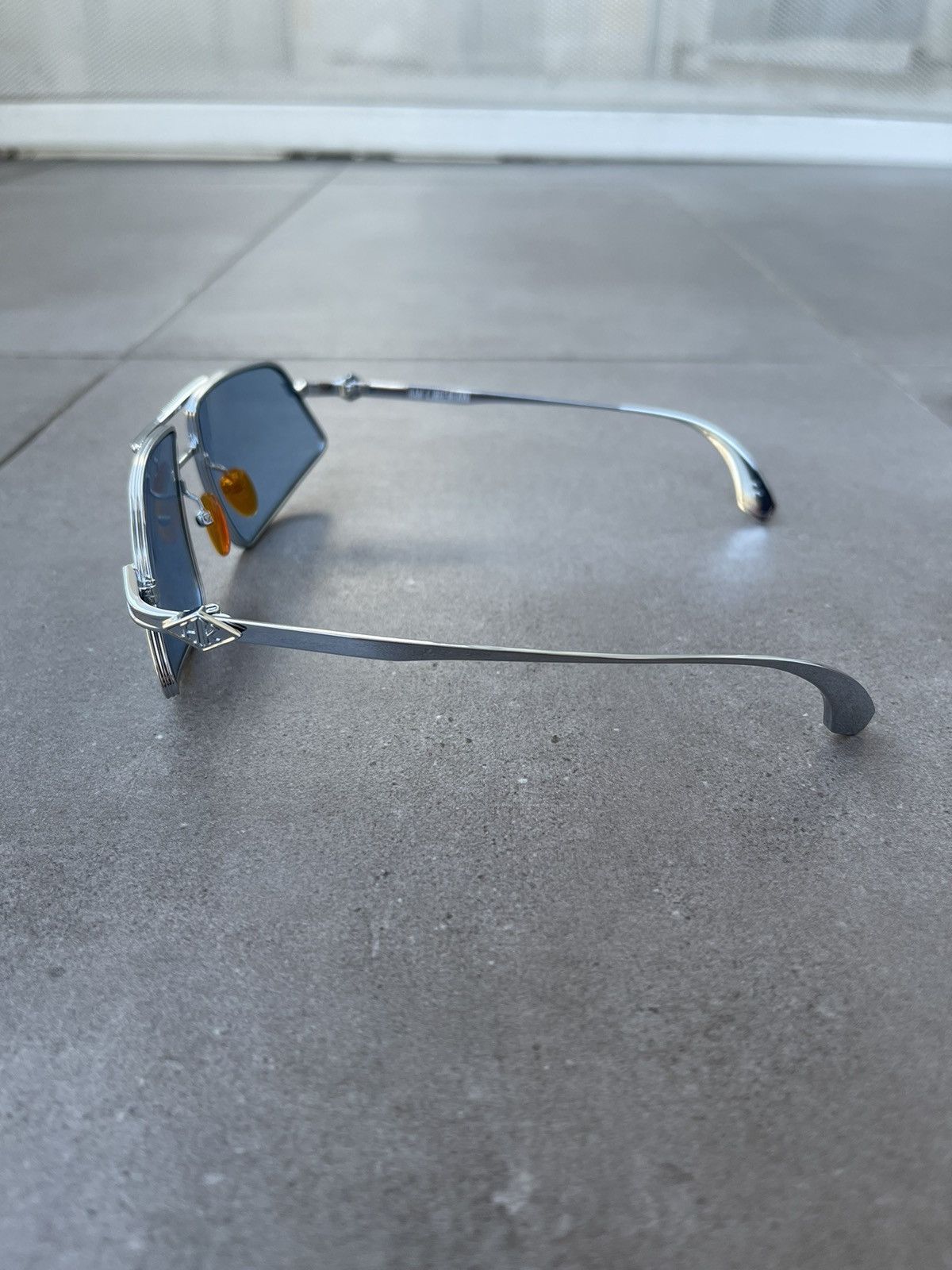 Han Kjobenhavn !DS! SS23 Han Kjobenhavn Demo High Silver Blue Sunglasses Size ONE SIZE - 14 Thumbnail