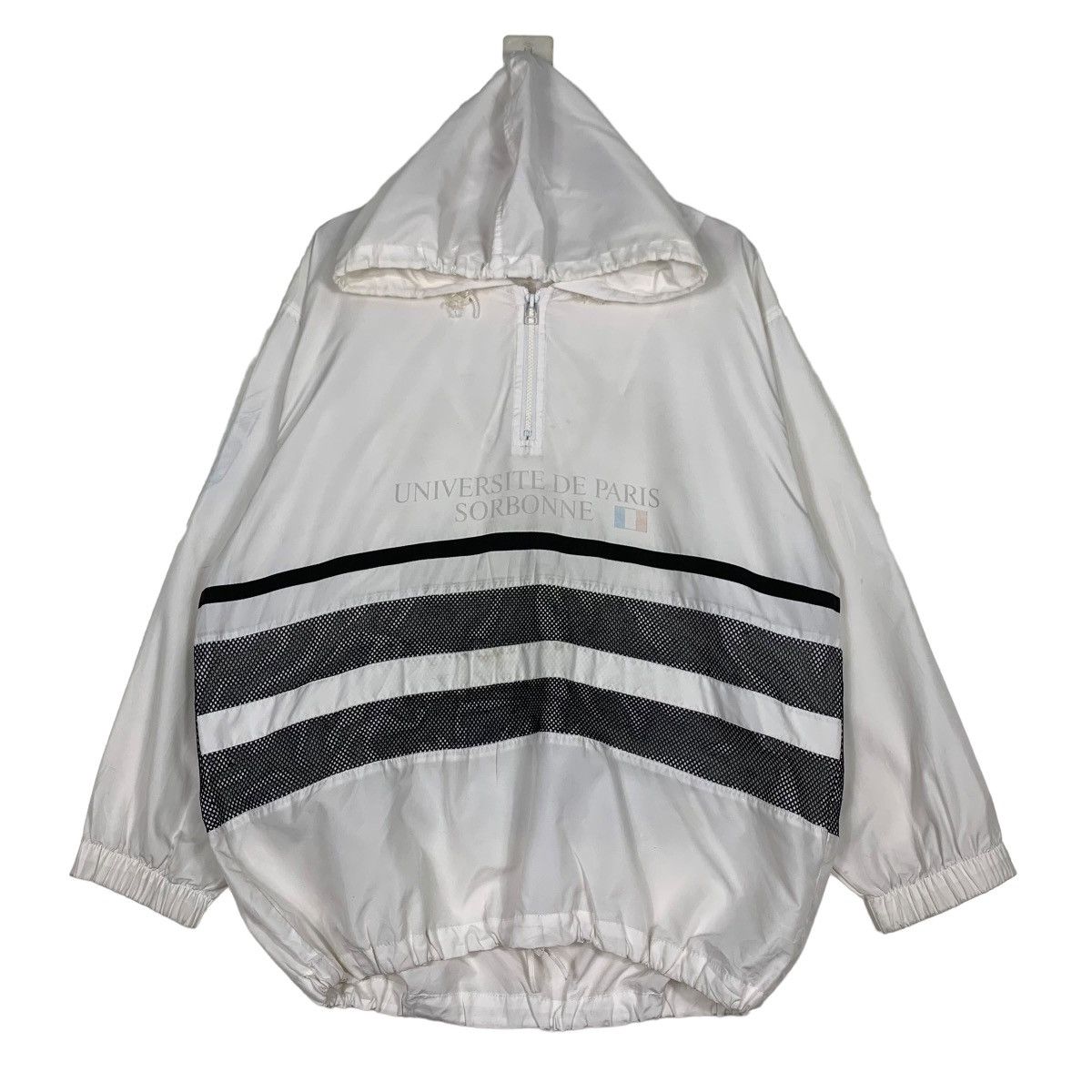 Vintage UNIVERSITE DE PARIS SORBONNE Big Logo Anorak #0379-C17 Size US L / EU 52-54 / 3 - 6 Thumbnail