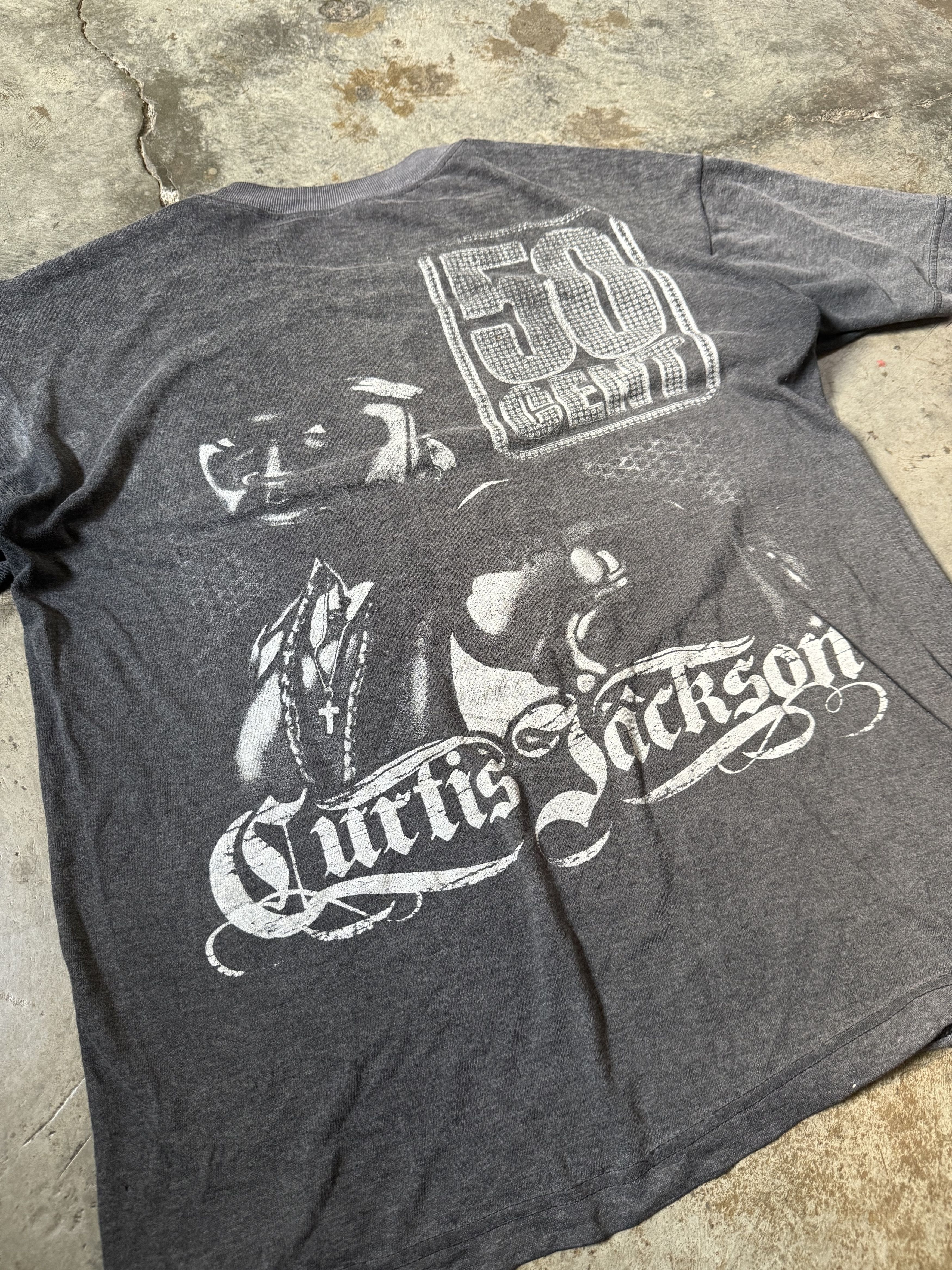 Rap Tees × Vintage 00s 50 Cent Bootleg Rap Tee Size US M / EU 48-50 / 2 - 9 Thumbnail