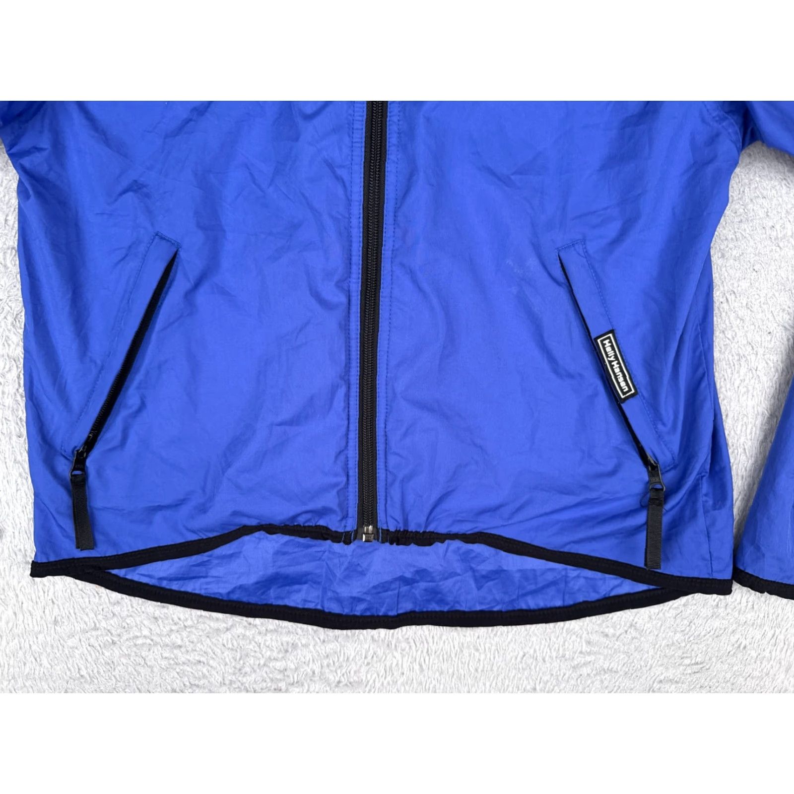 Helly Hansen Helly Hansen Jacket Womens Extra Small Blue Windbreaker Mock Neck Teijen Silmond Size L / US 10 / IT 46 - 5 Thumbnail